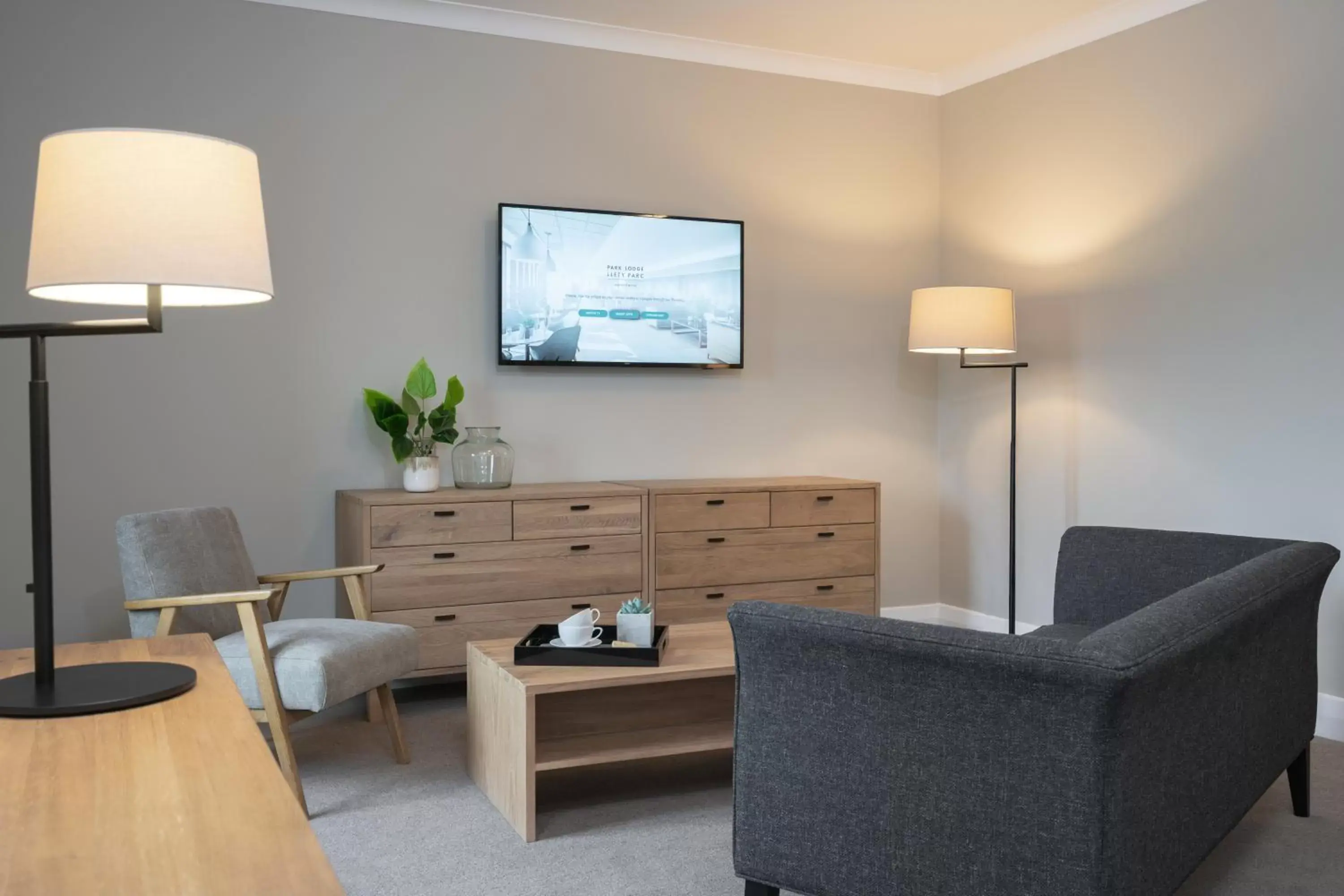 TV and multimedia, Seating Area in Aberystwyth Park Lodge Hotel