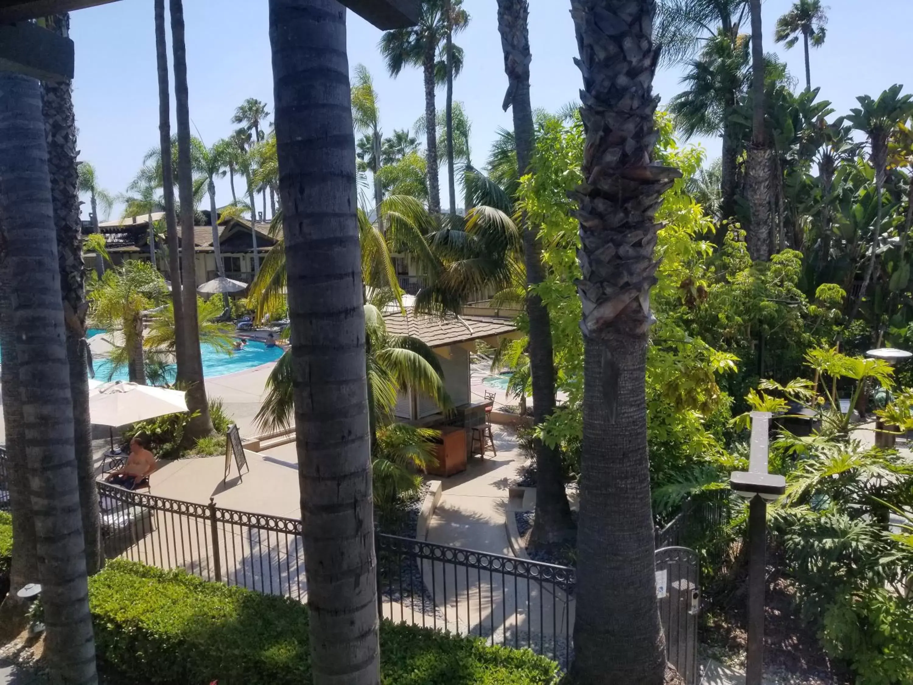 Garden view, Pool View in Humphreys Half Moon Inn