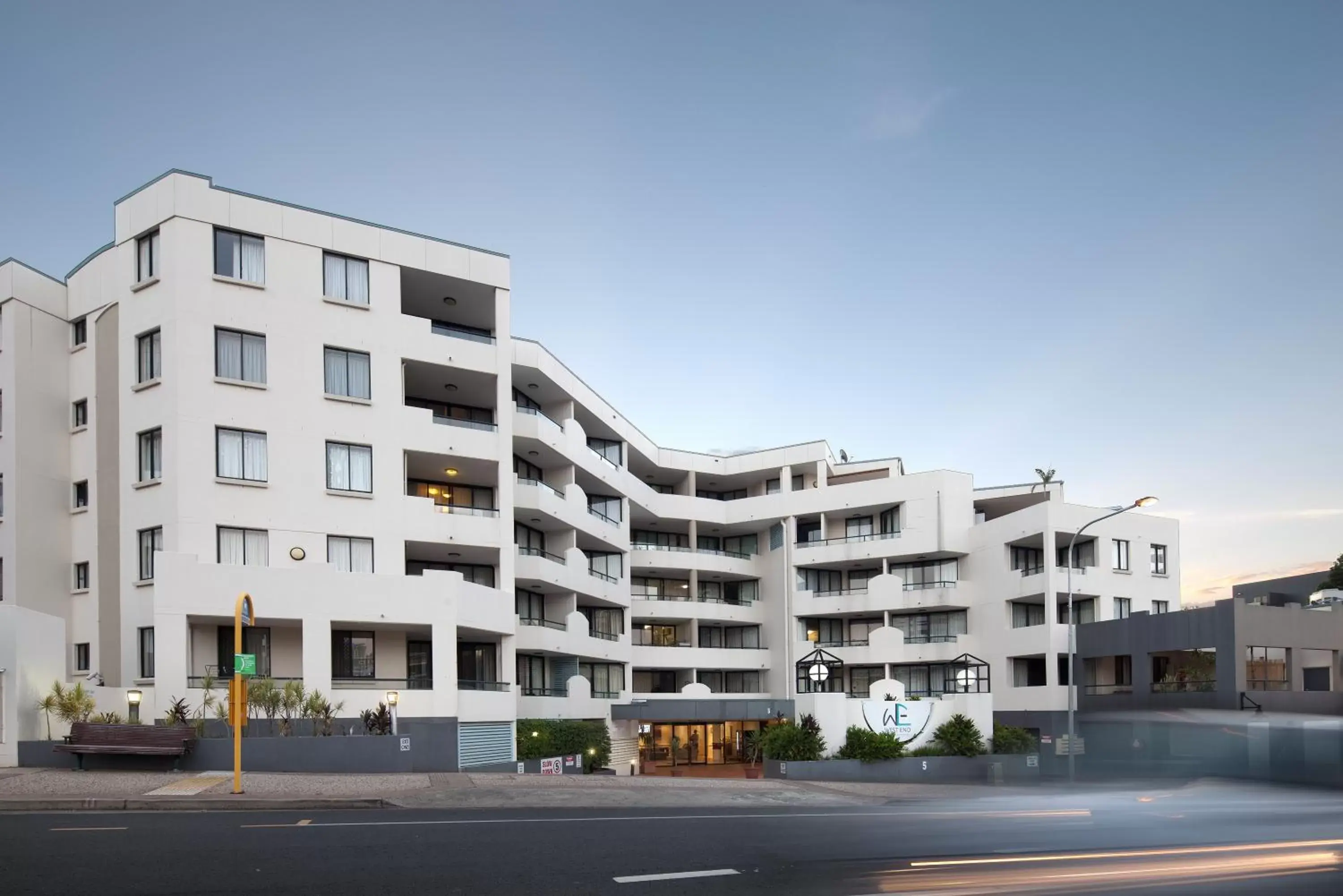 Facade/entrance, Property Building in West End Central Apartments