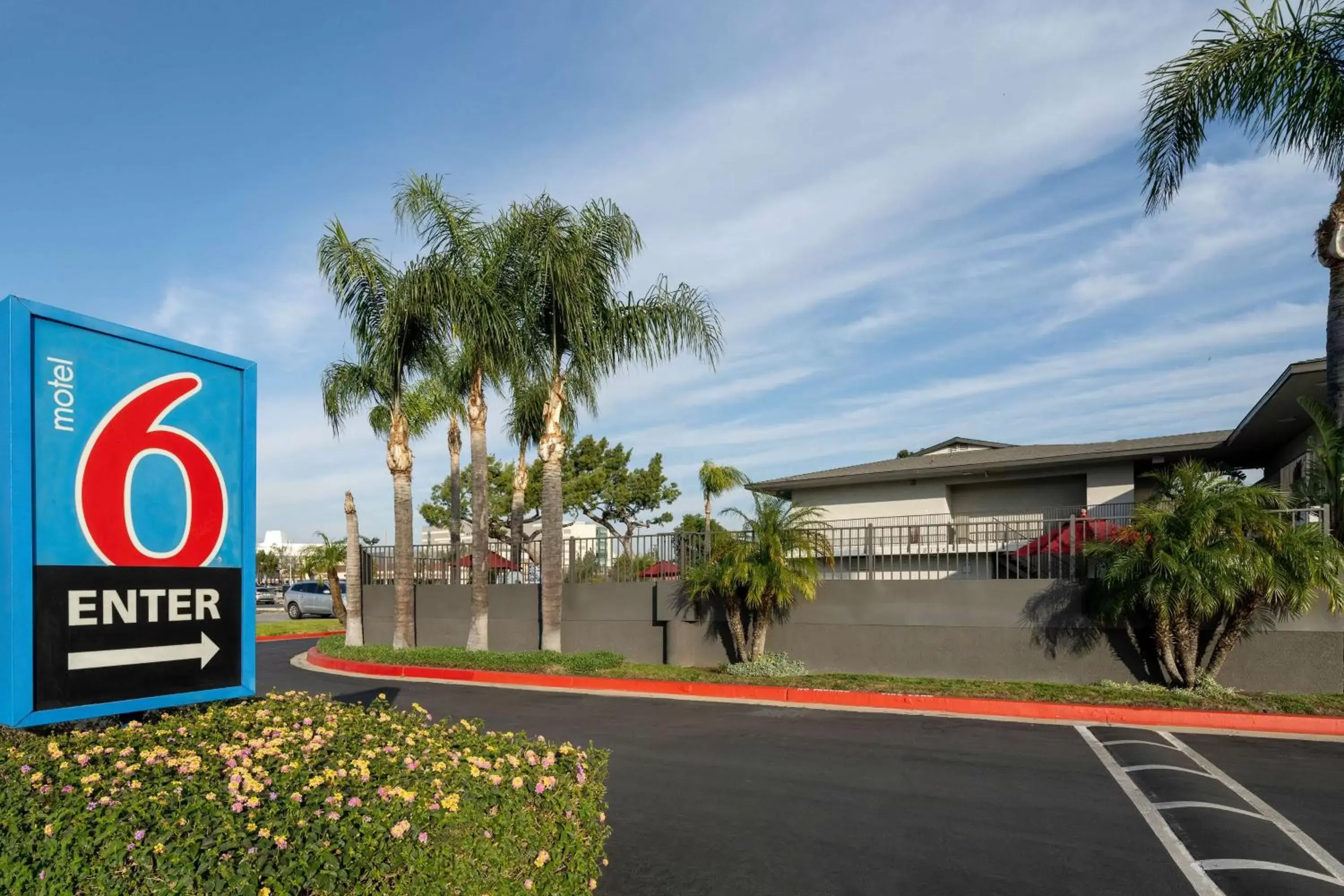 Property building in Motel 6-Fontana, CA