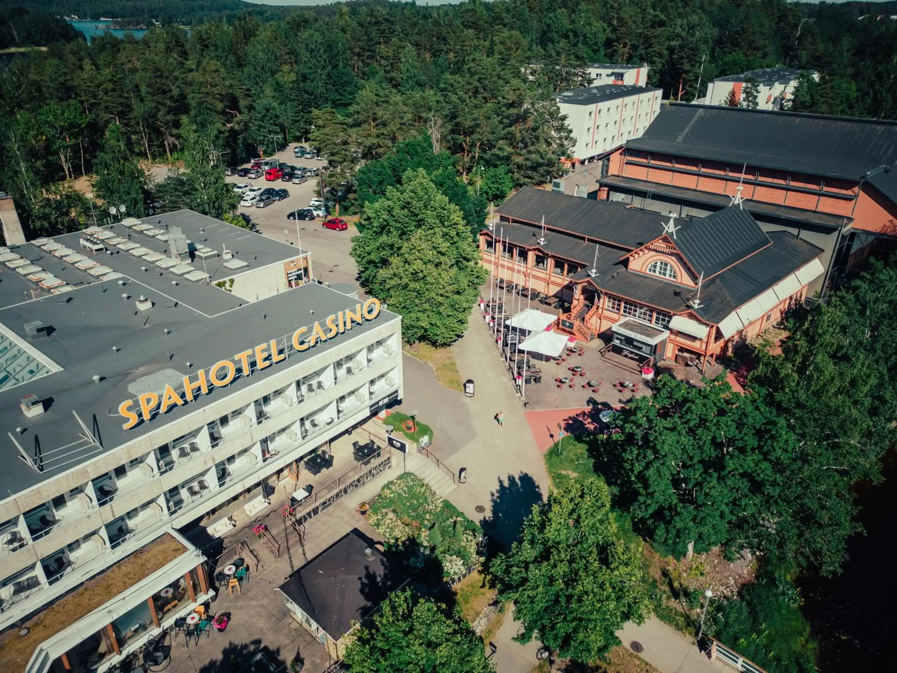 Property building, Bird's-eye View in Spahotel Casino