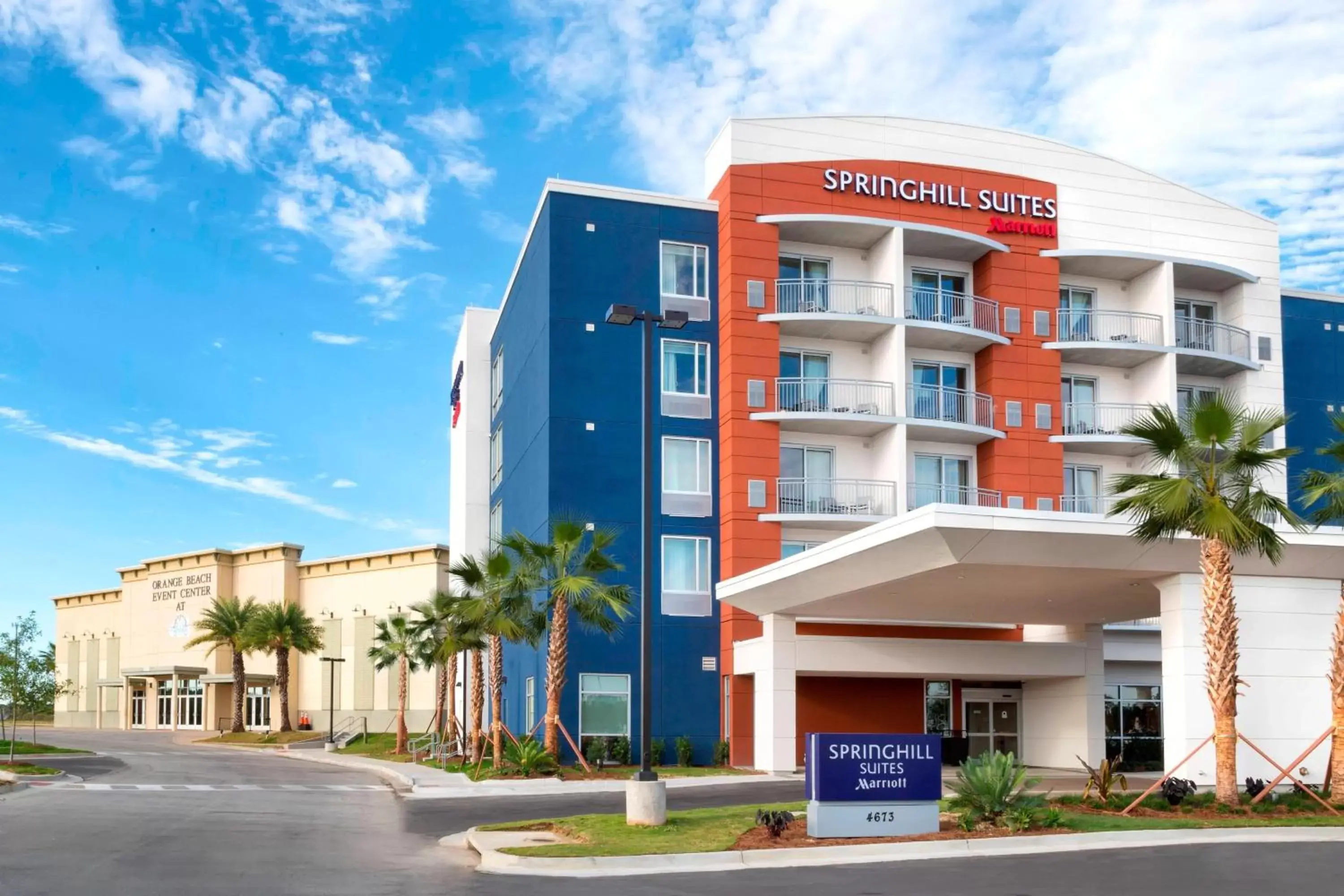 Property Building in SpringHill Suites Orange Beach at The Wharf