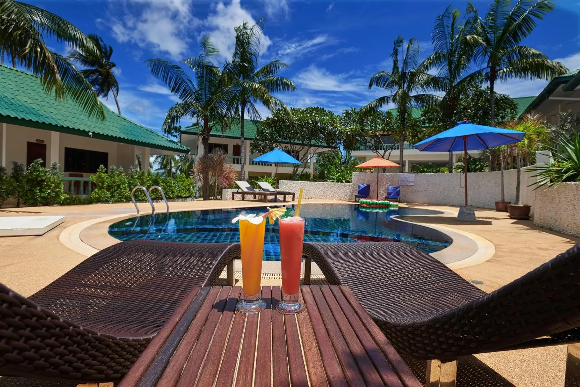 Patio, Swimming Pool in Samui Reef View Resort