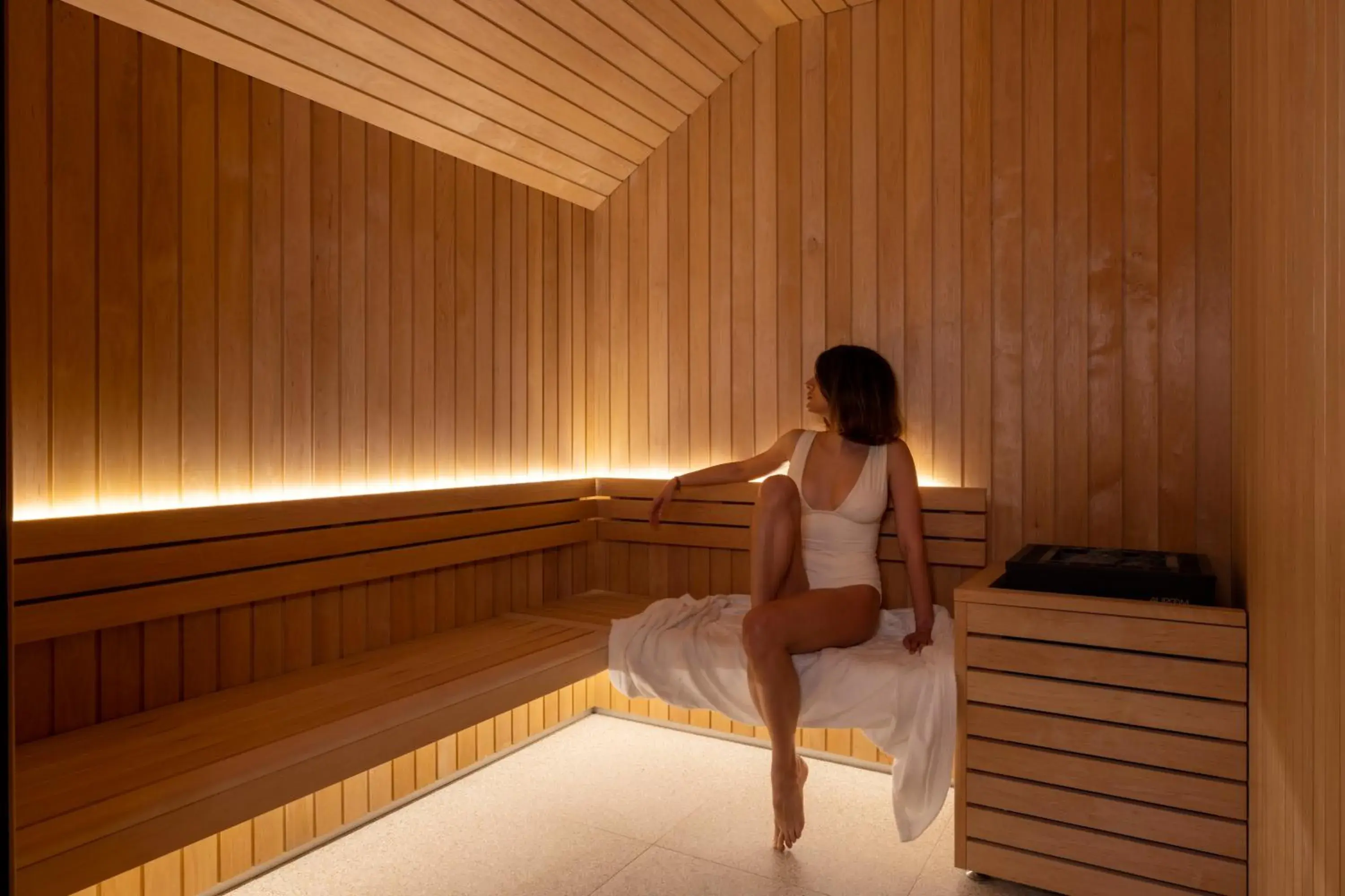 Sauna in Hôtel Toujours & Spa