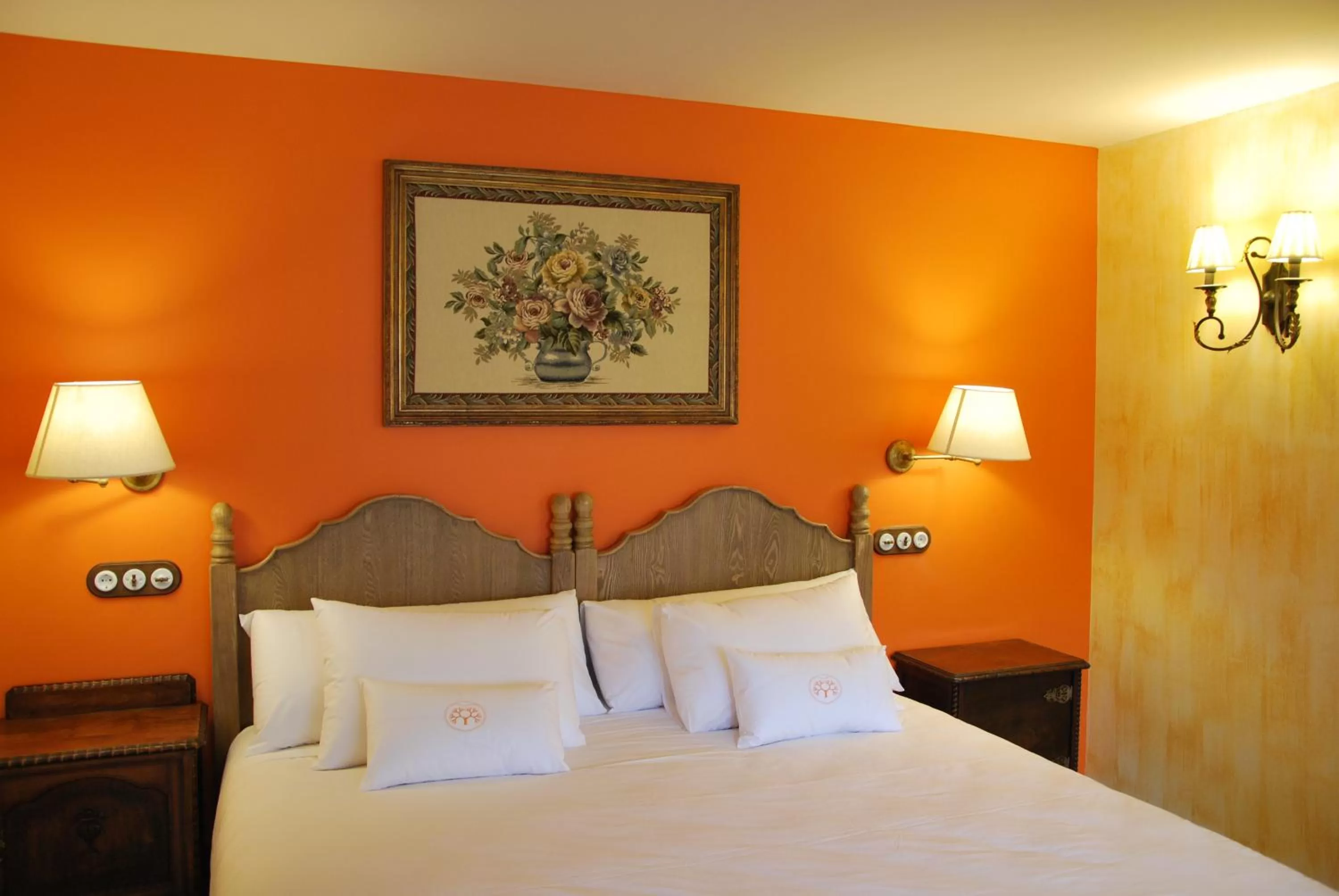 Bed in Hotel Selba d'Ansils