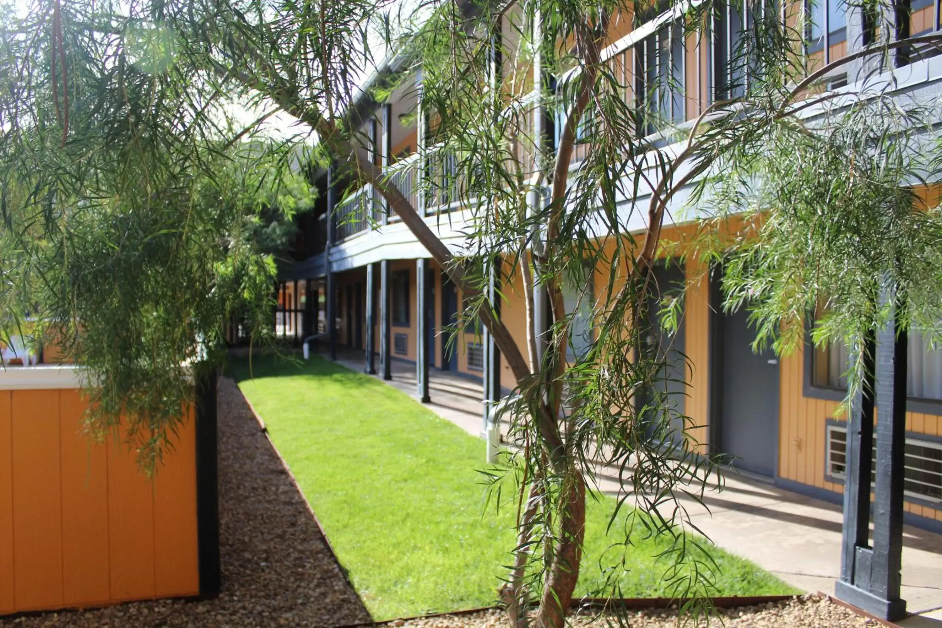 Pool view in The Executive Inn & Suites Pool view in The Executive Inn & Suites