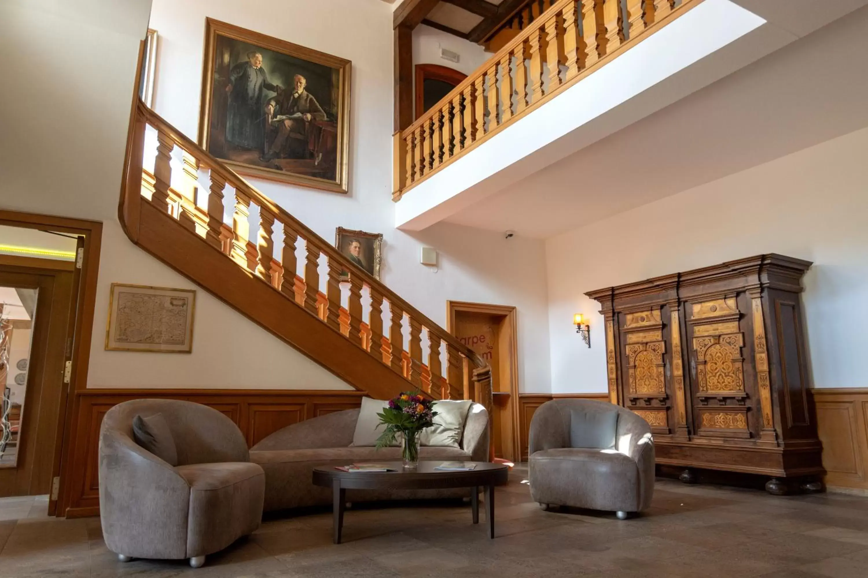 Lobby or reception, Seating Area in Berghotel Hoher Knochen