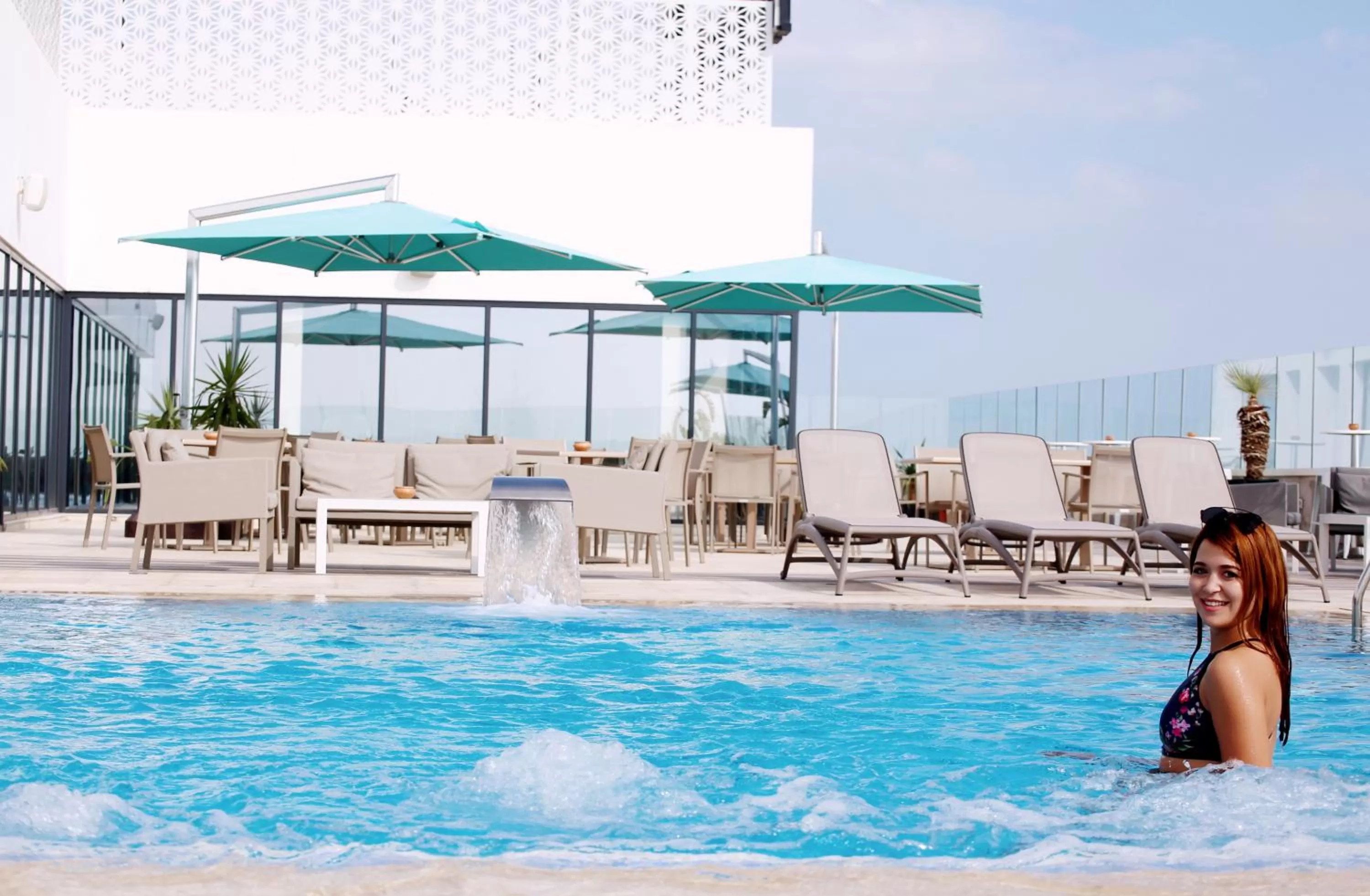 Swimming pool in Radisson Hotel Sfax