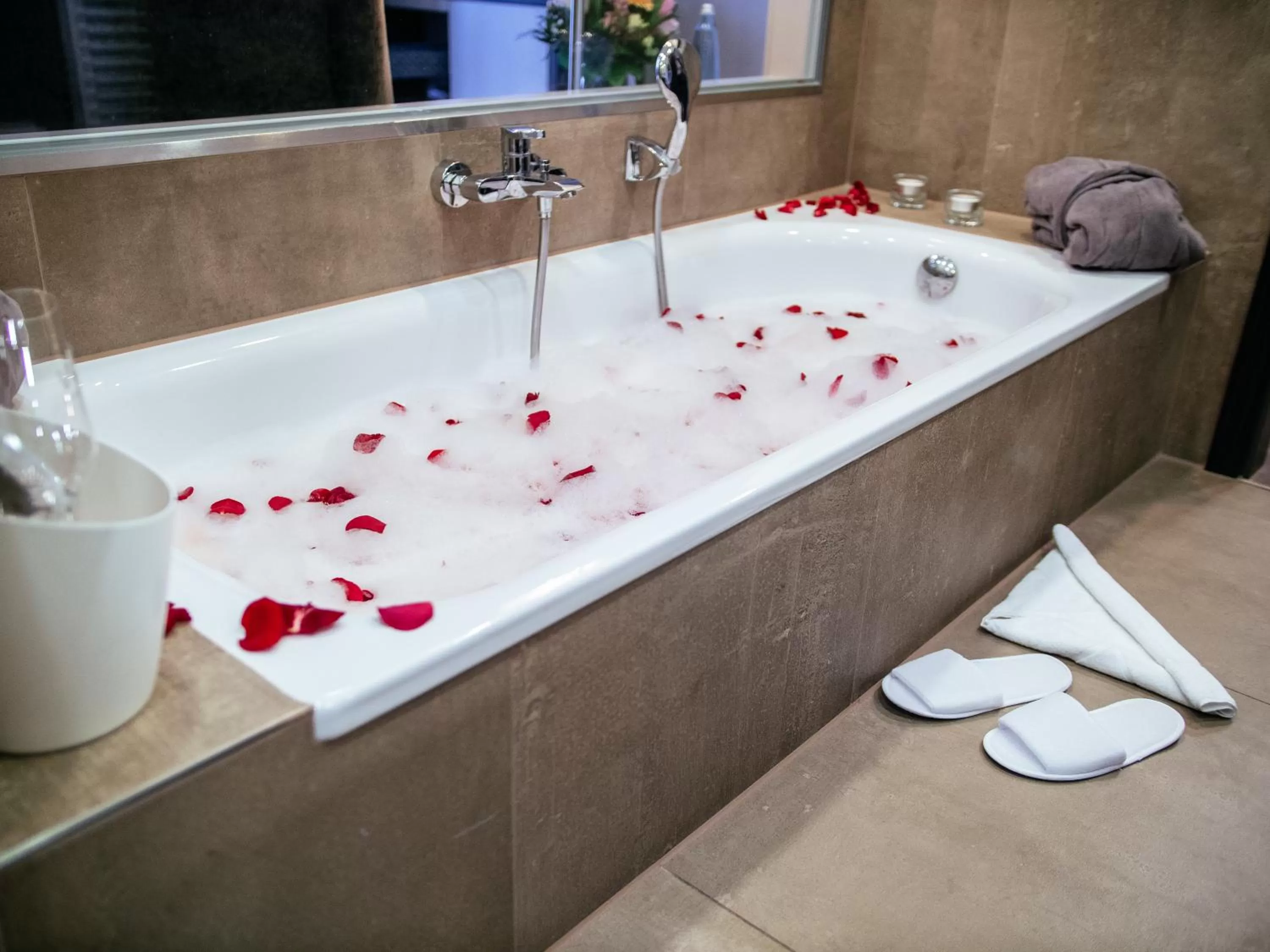 Bathroom in Strandhotel Luv