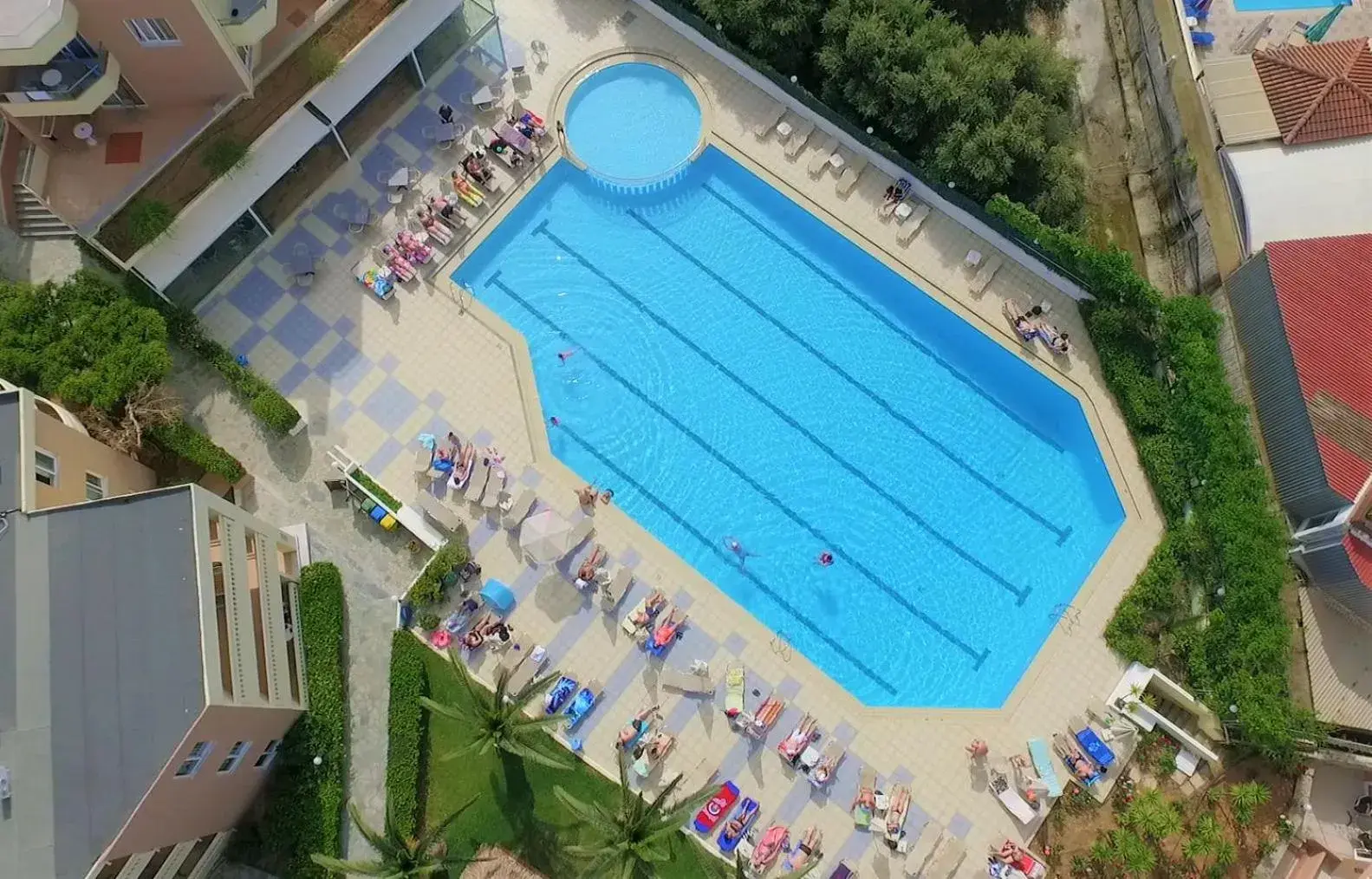Pool View in Atrion Resort Hotel