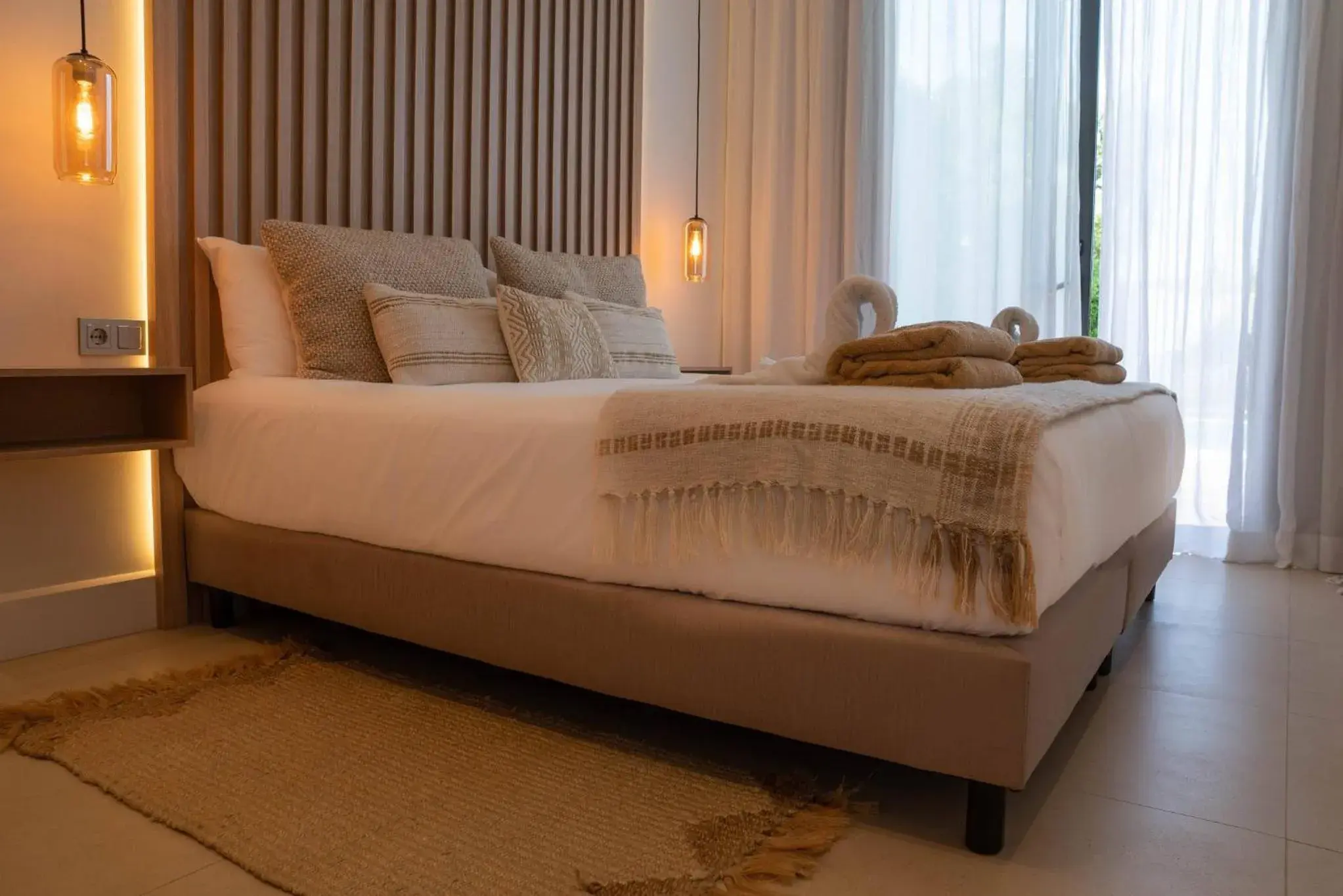 Bedroom, Bed in Casa Bodhi Marbella
