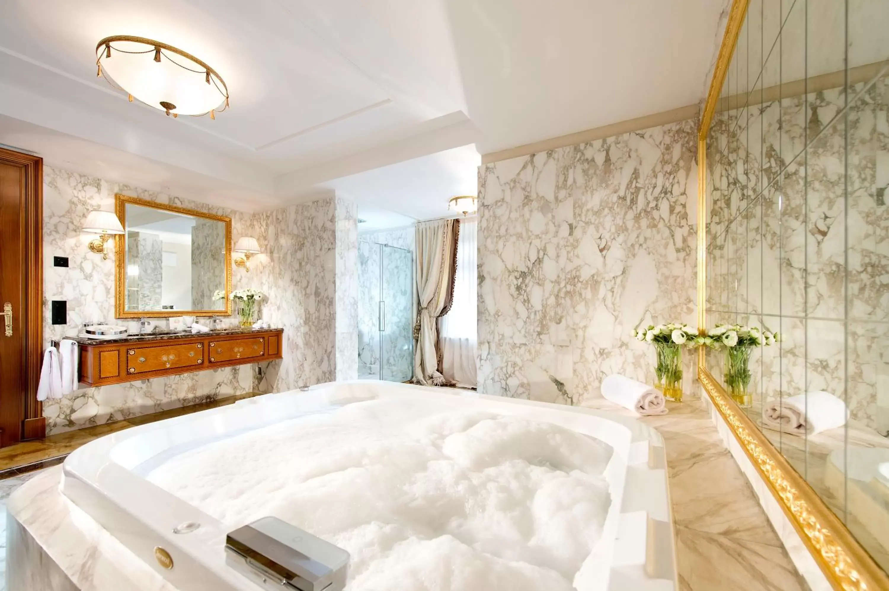 Bathroom in Hotel Flüela Davos, in The Unbound Collection by Hyatt