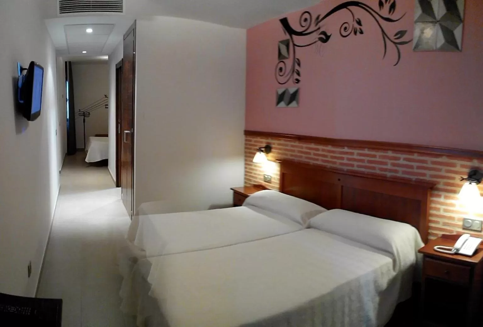 Bed in Hotel Ecologico Toral