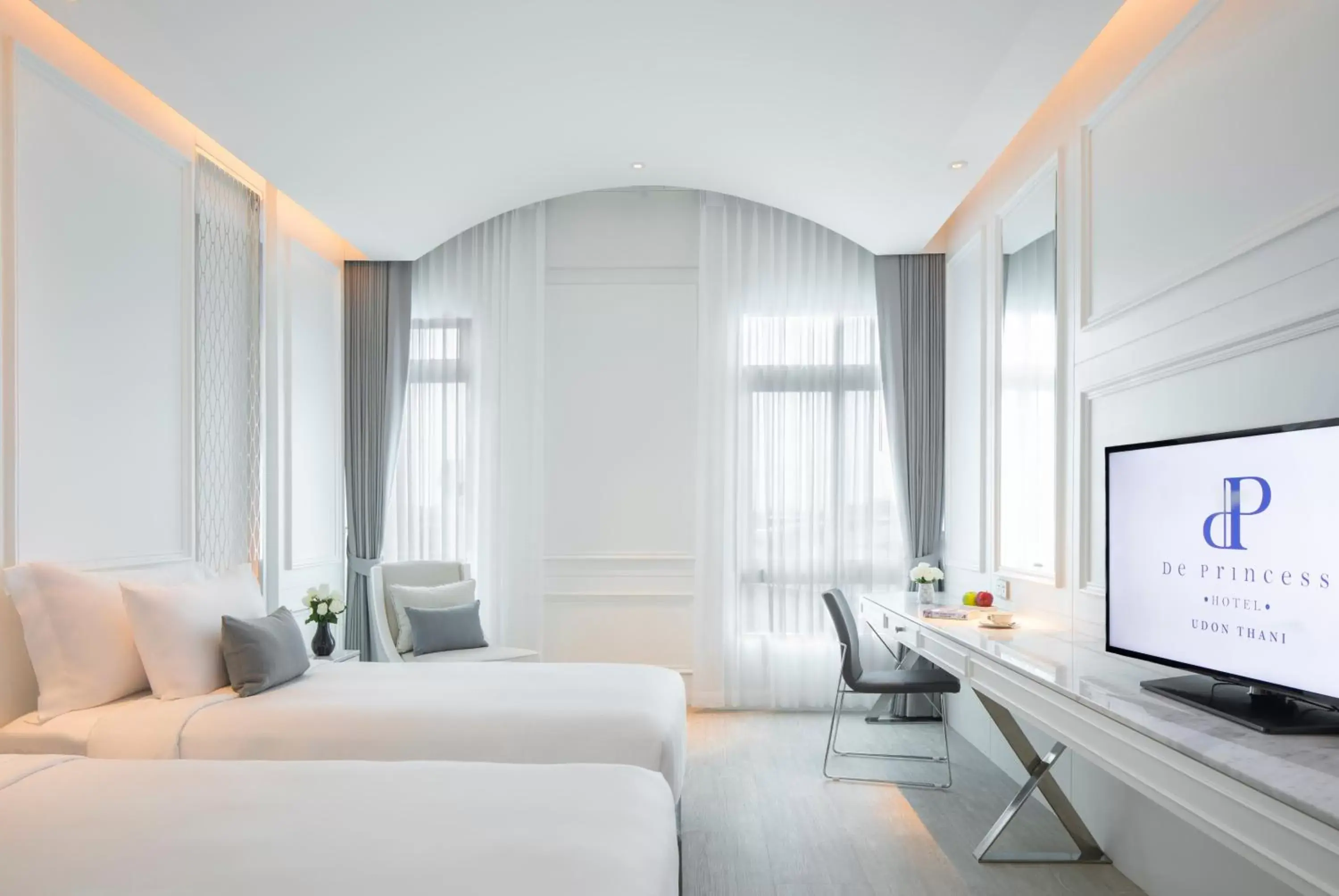 Bed in De Princess Hotel Udonthani Bed in De Princess Hotel Udonthani