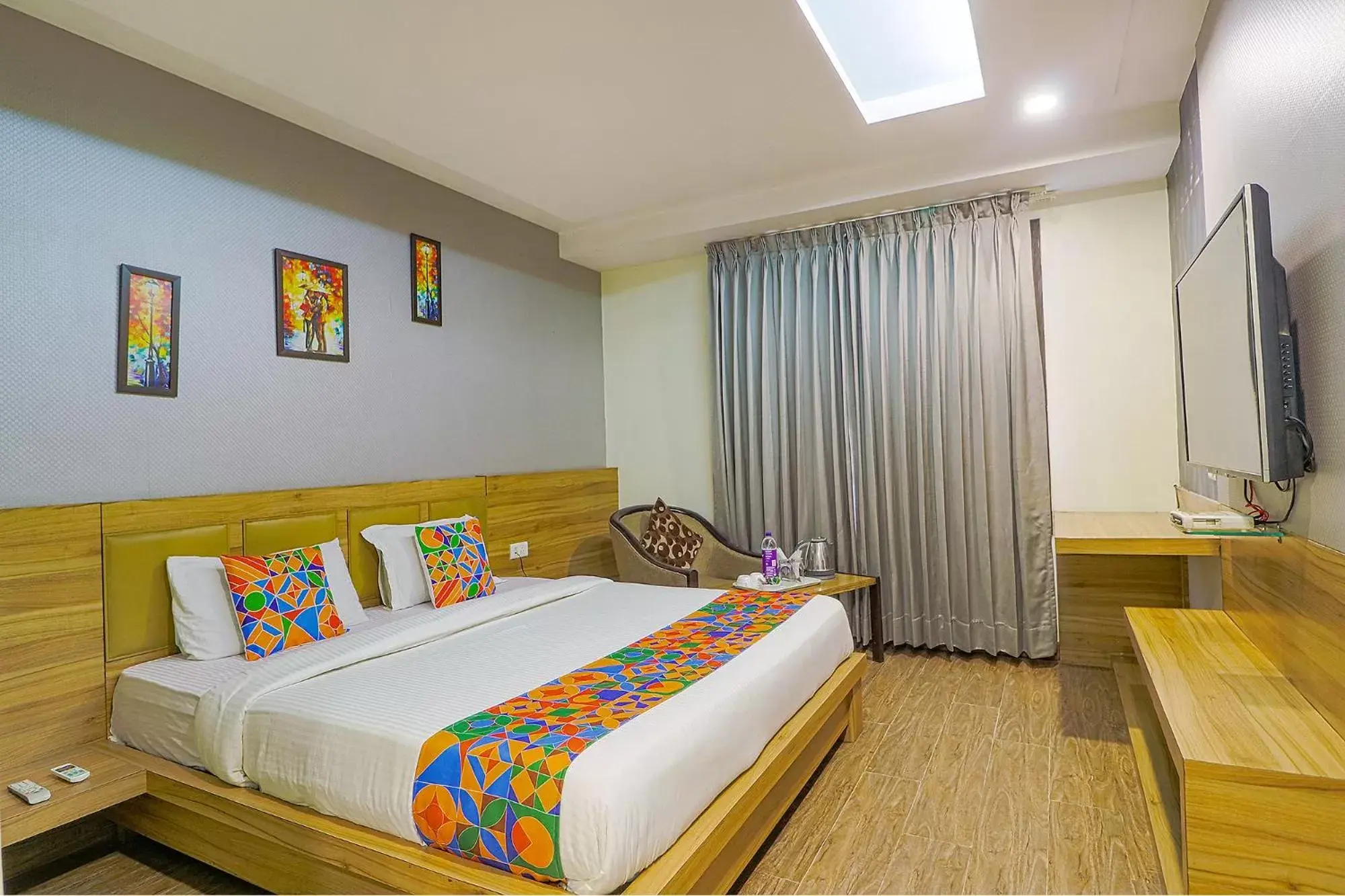 View (from property/room), Bed in FabHotel Prime Z Grand View (from property/room), Bed in FabHotel Prime Z Grand