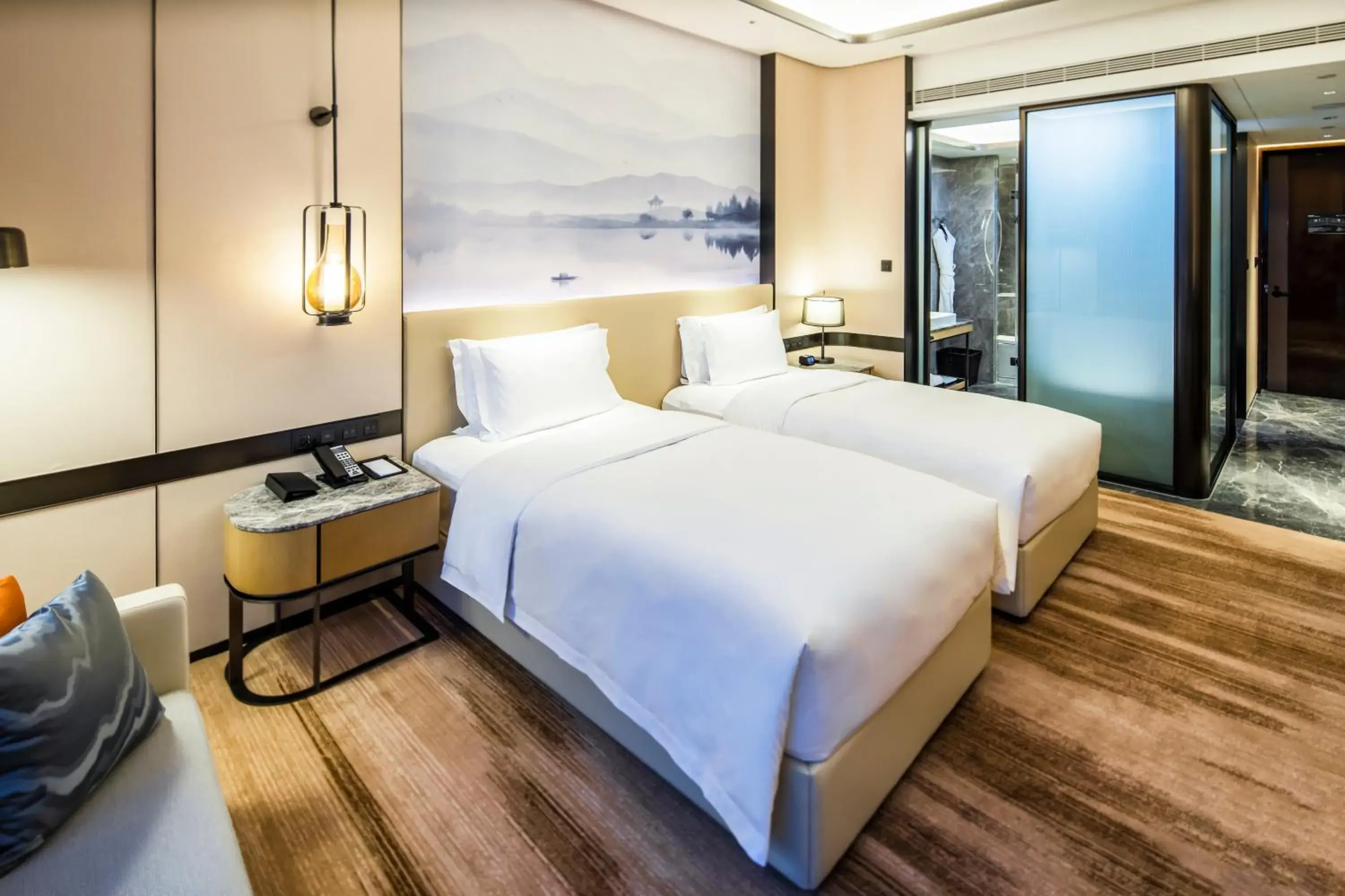 Superior Twin Room with City View in Pullman Suzhou Taicang Superior Twin Room with City View in Pullman Suzhou Taicang