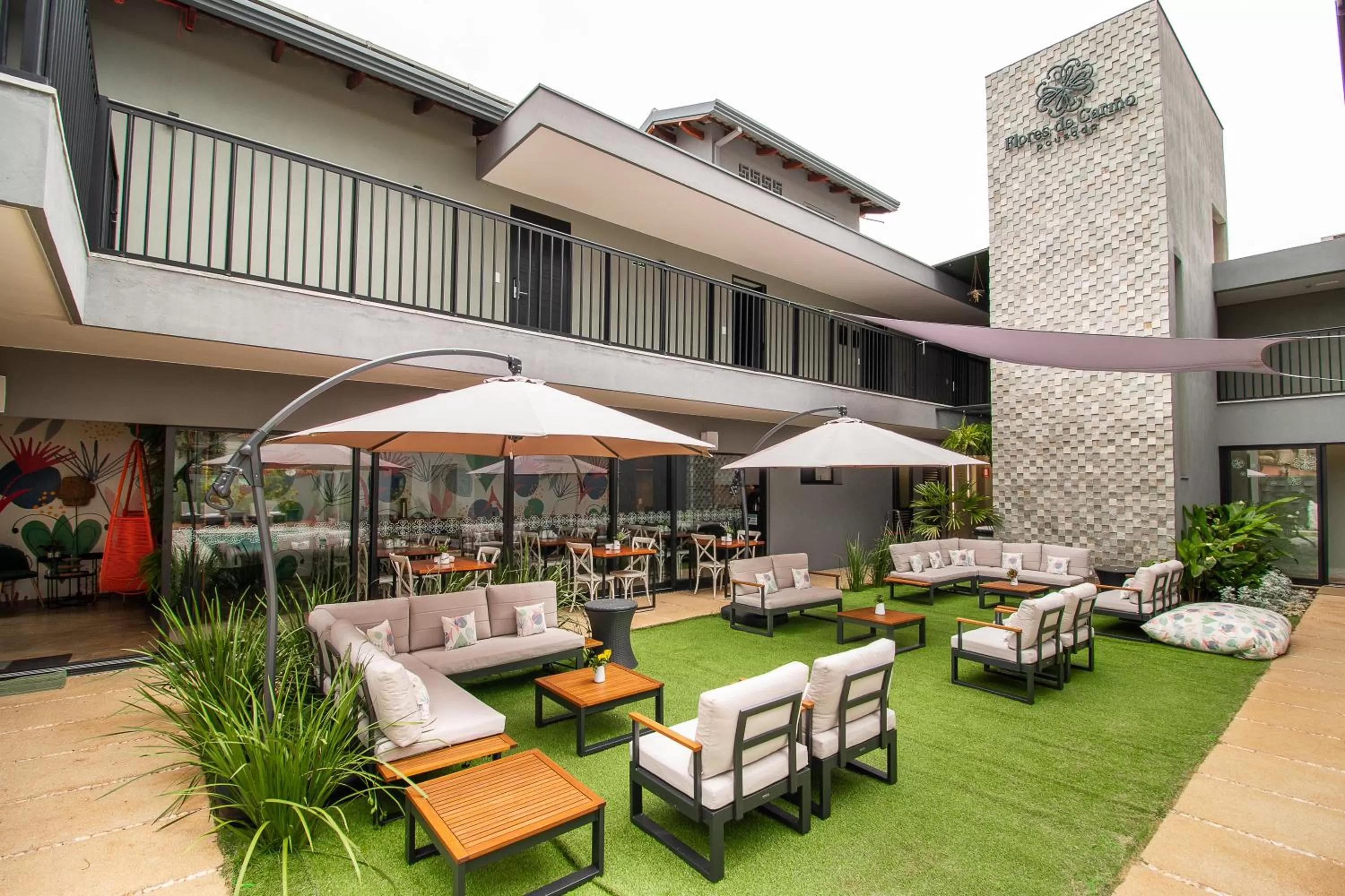 Lounge or bar in Pousada Flores do Carmo