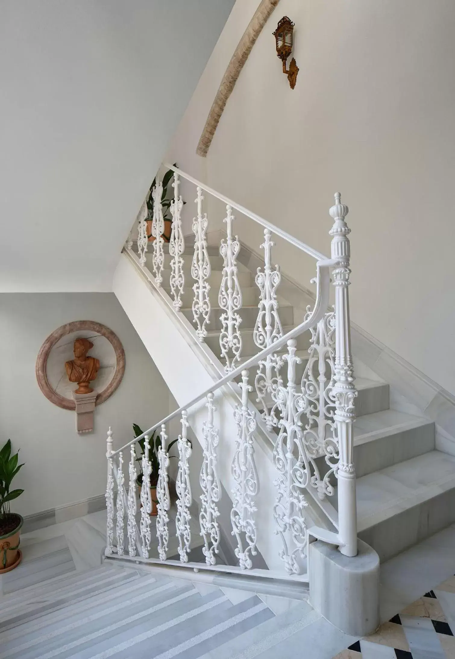 Inner courtyard view in Hotel Boutique Triana House