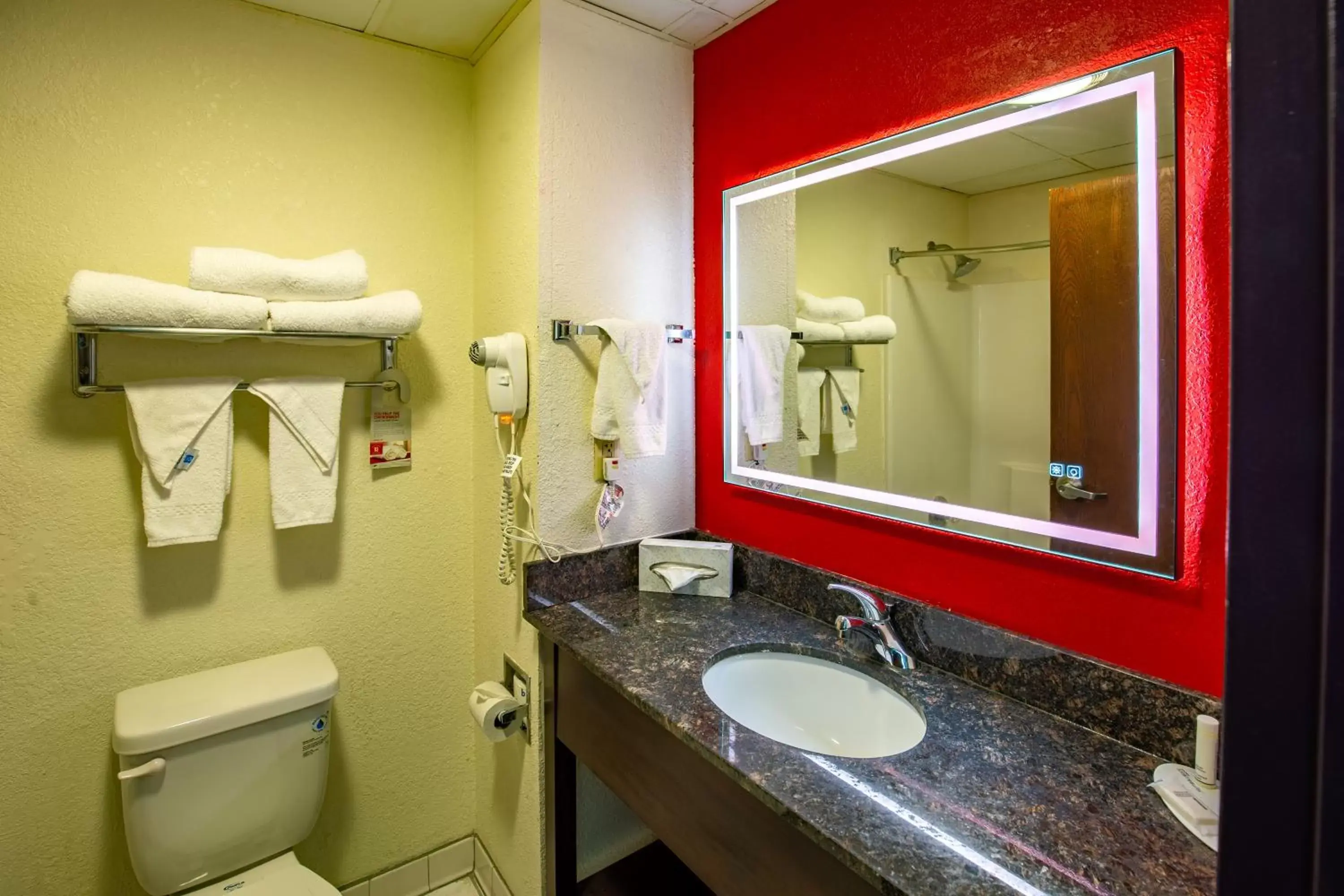 Bathroom in Ramada by Wyndham Bolingbrook