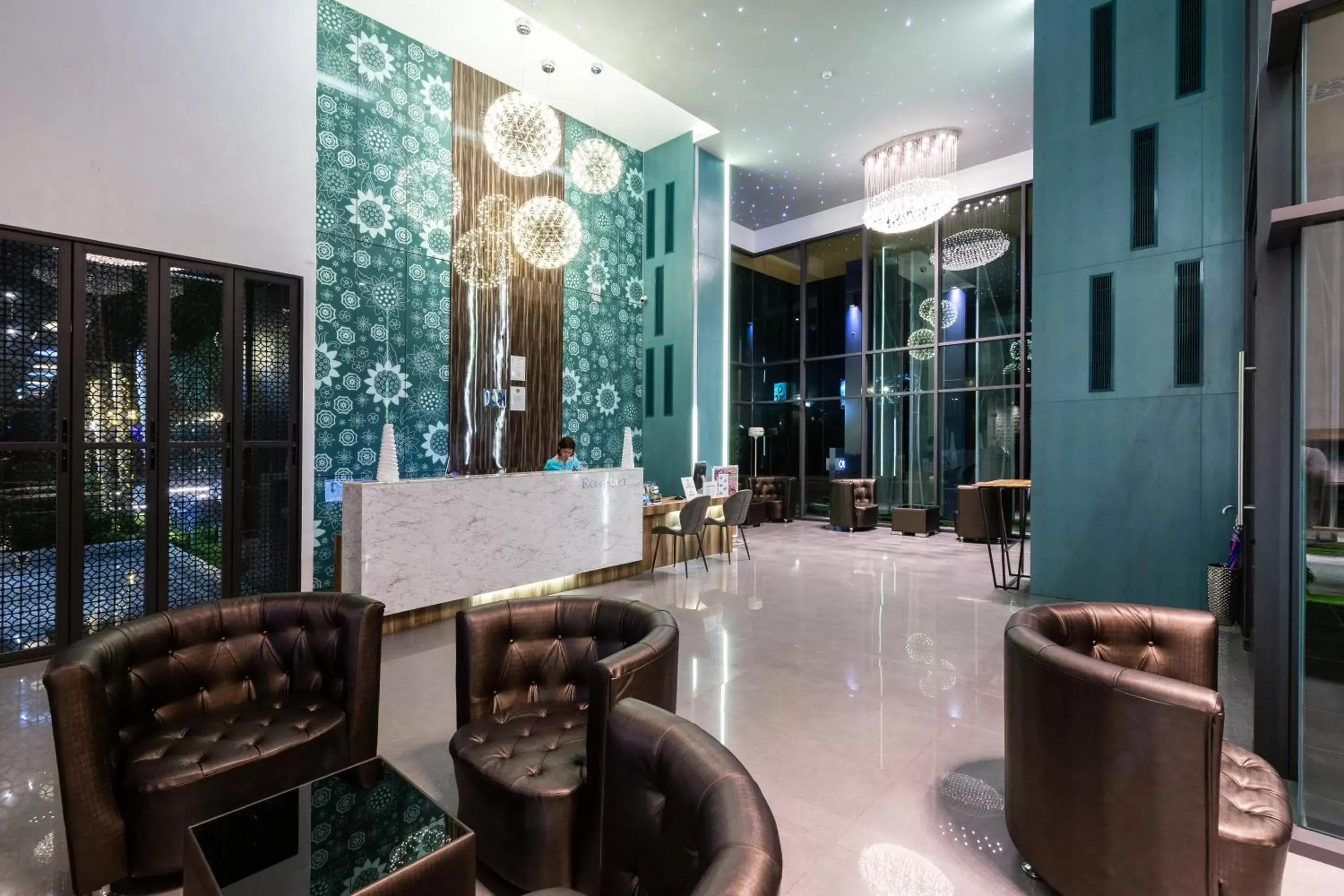 Lobby or reception, Lounge/Bar in NAP KRABI HOTEL - SHA Extra Plus