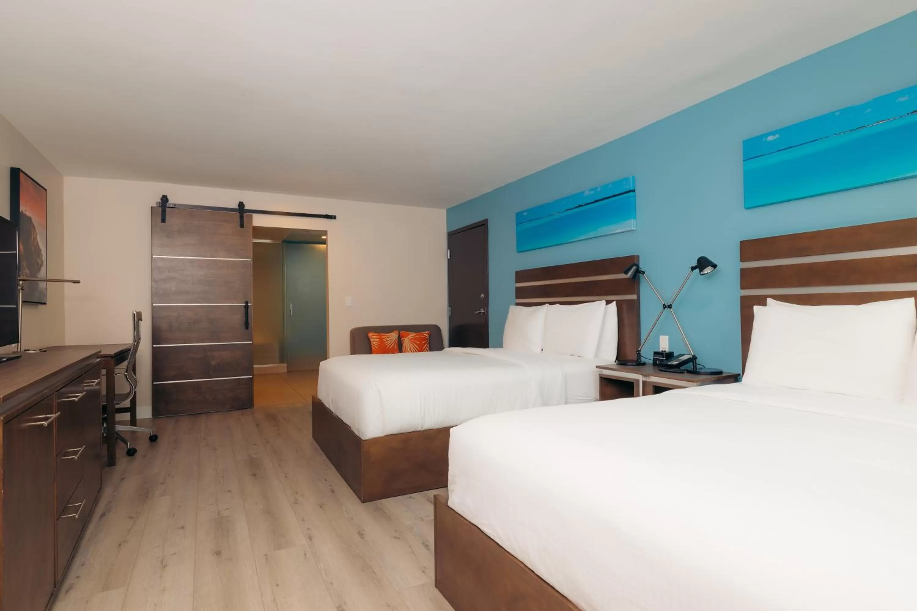 Bed in The Cove Hotel