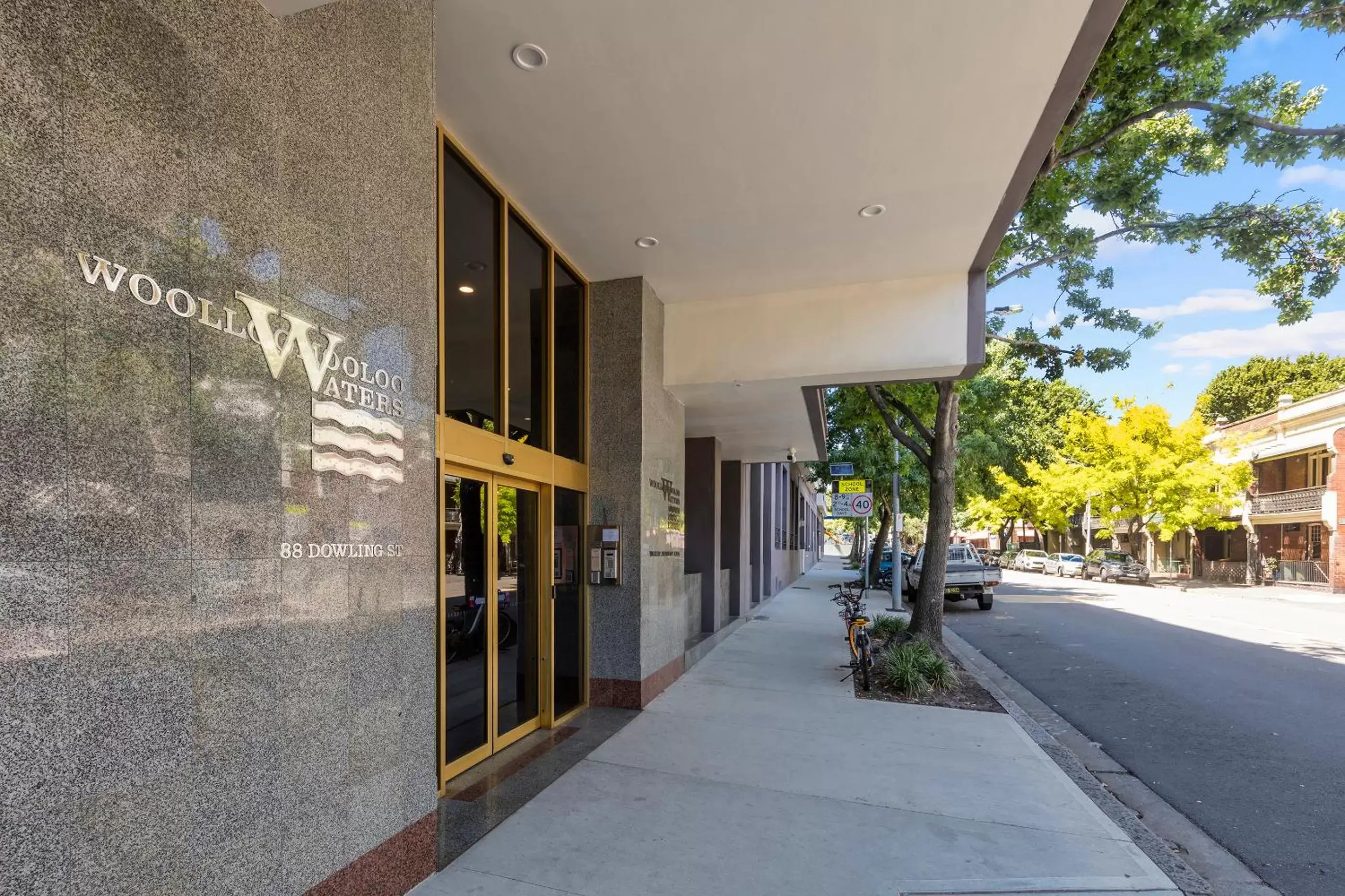 Facade/entrance in Nesuto Woolloomooloo