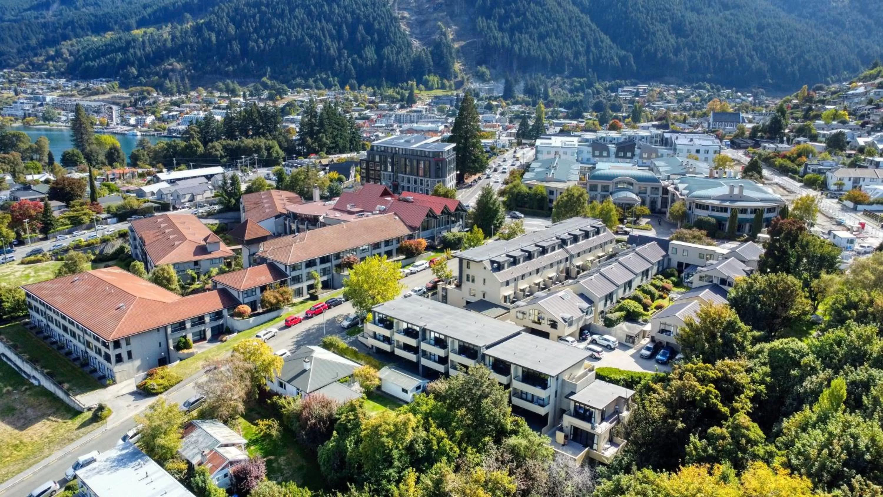 Bird's eye view in Garden Court Suites & Apartments