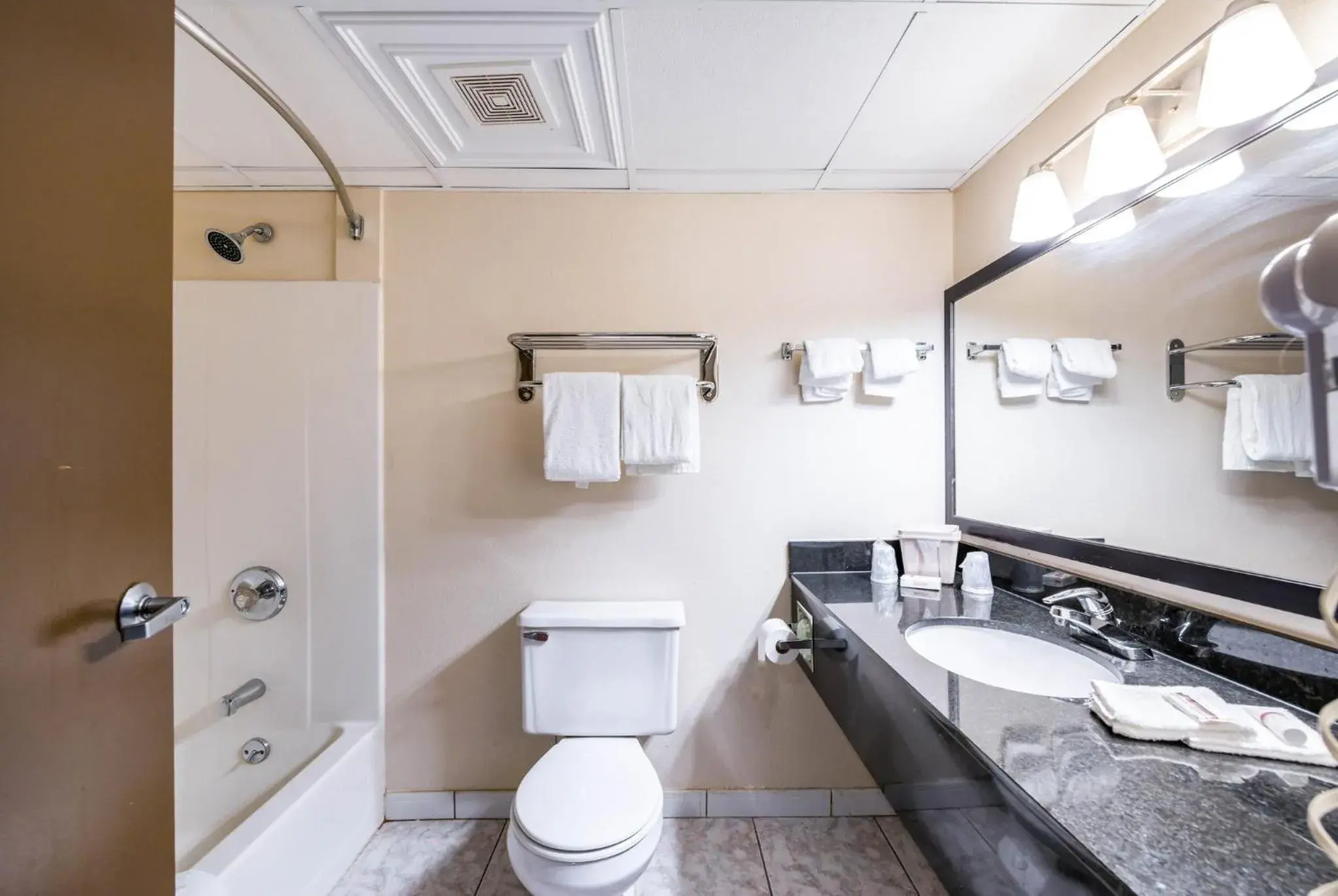 Bathroom in Red Roof Inn Palatine