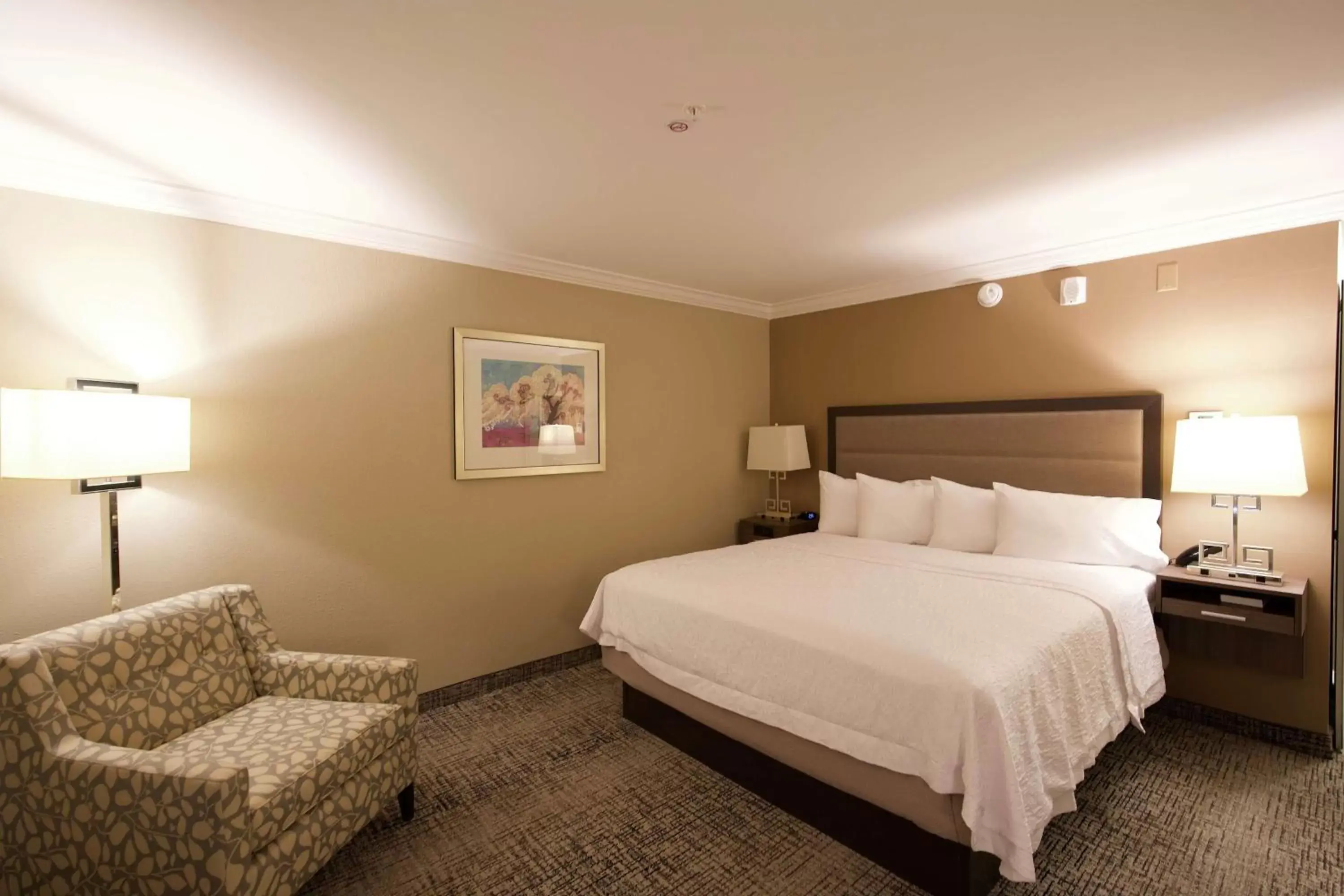 Bed in Hampton Inn & Suites Ridgeland