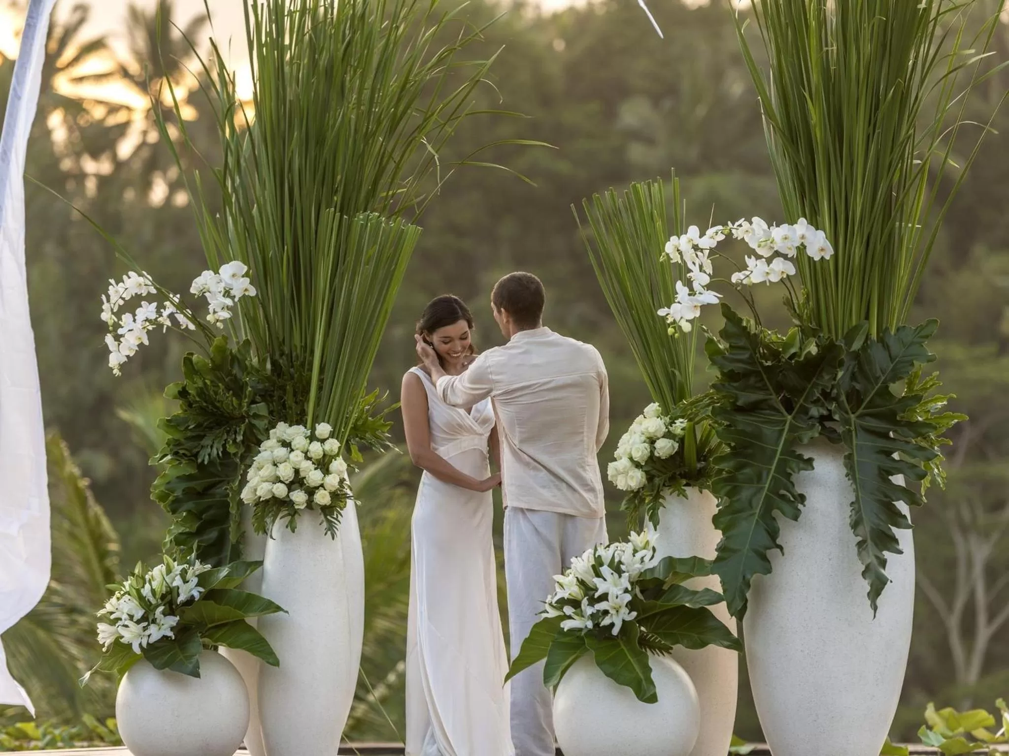 People in Four Seasons Resort Bali at Sayan