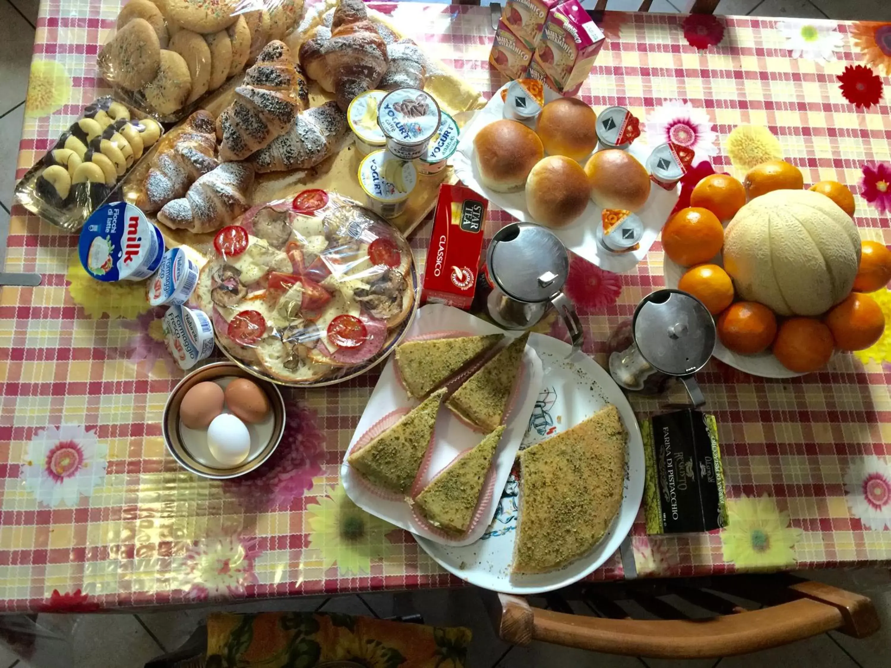 Dining area, Food in B&B Da Rosa