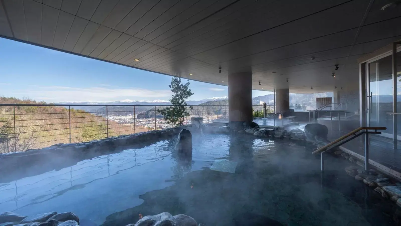 Hot Spring Bath, Swimming Pool in Hotel Associa Takayama Resort