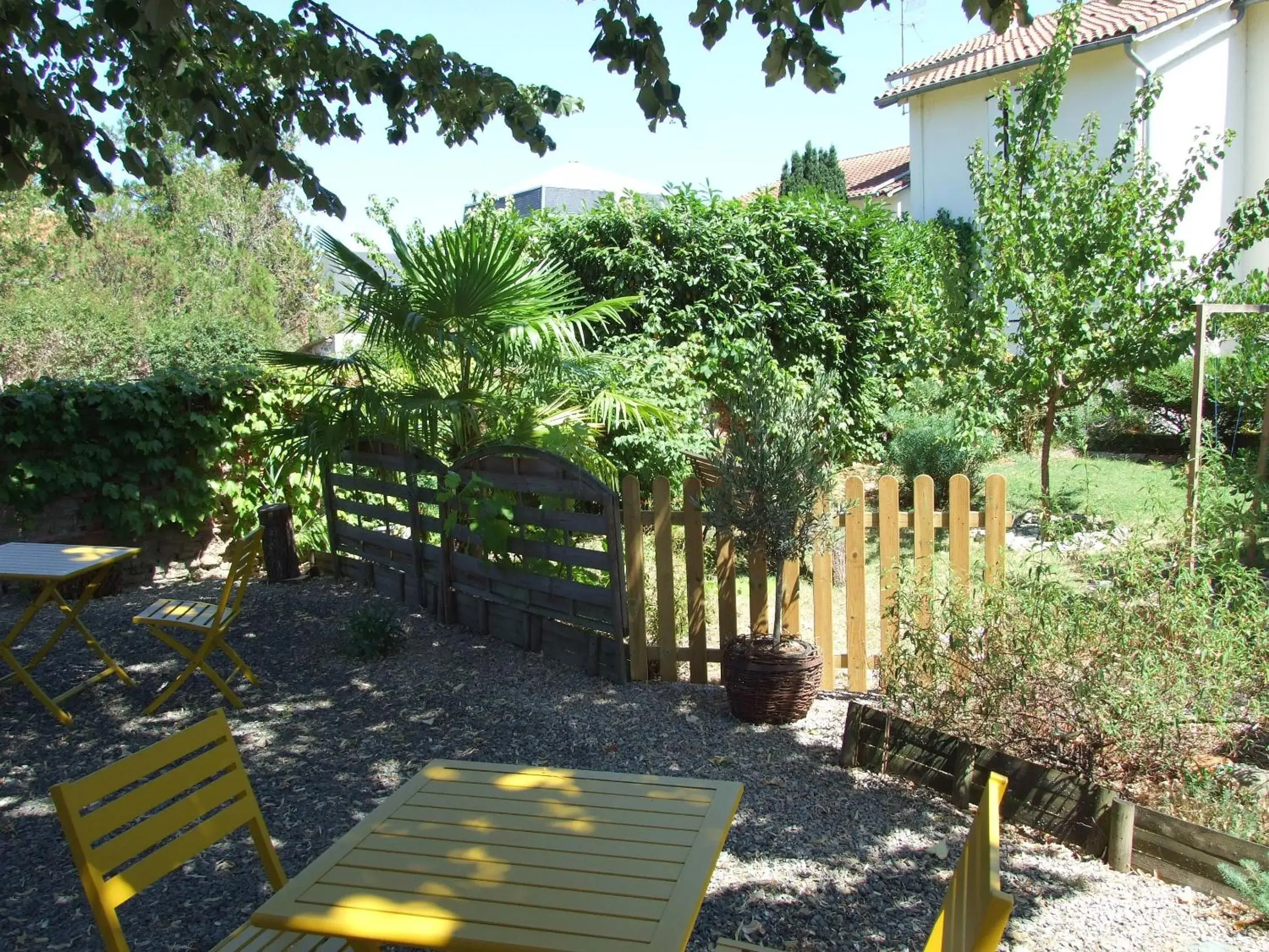 Patio, Garden in Logis Hotel L'Occitan