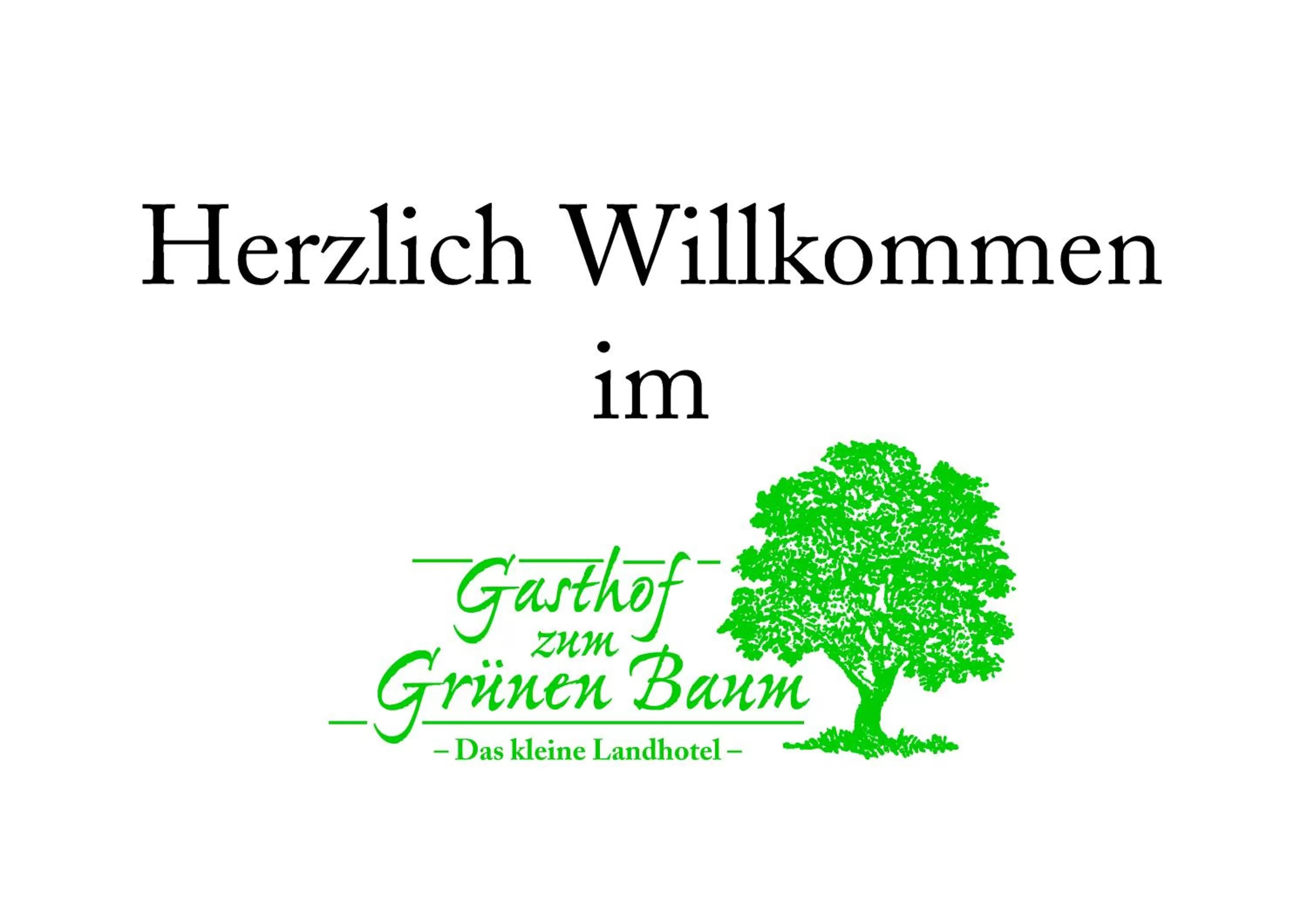 Property logo or sign in Landhotel Grüner Baum