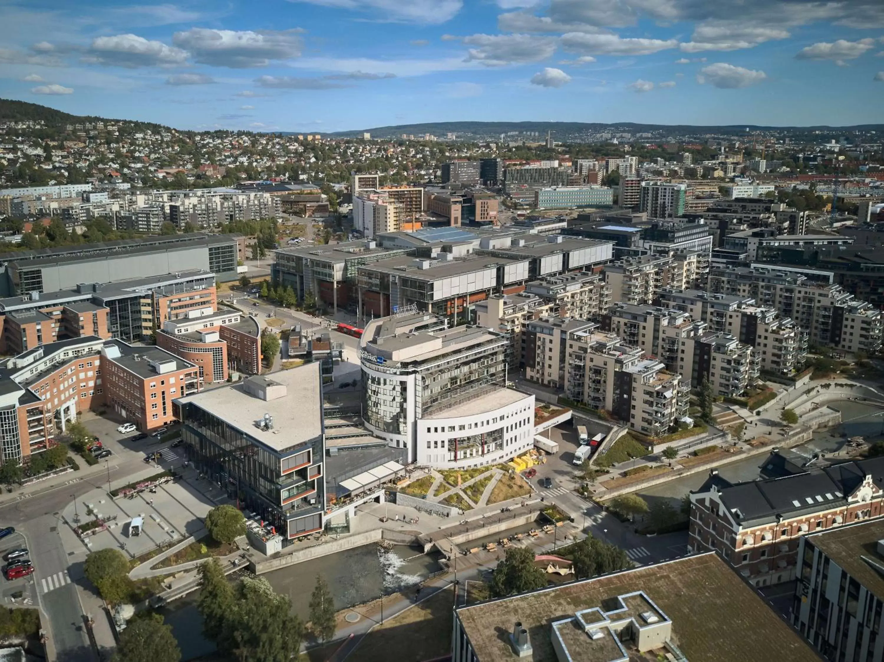 Property building, Bird's-eye View in Radisson Blu Hotel Nydalen, Oslo