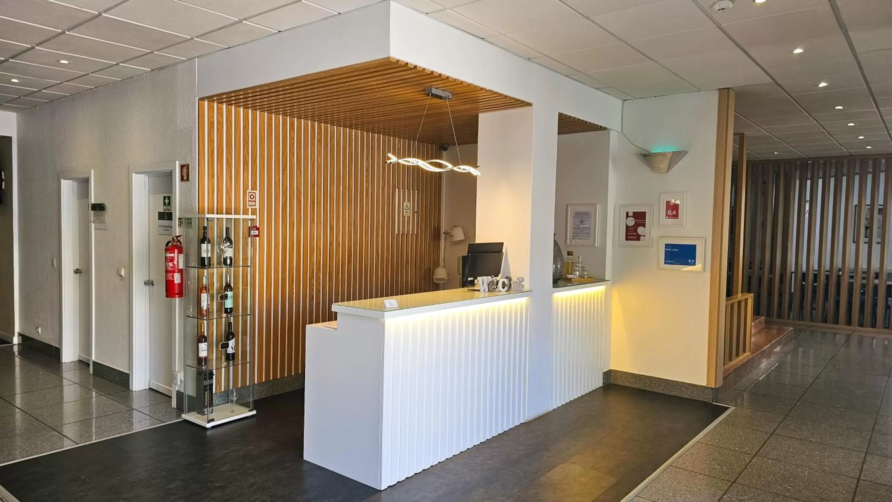 Lobby or reception in Hotel Laitau Lobby or reception in Hotel Laitau