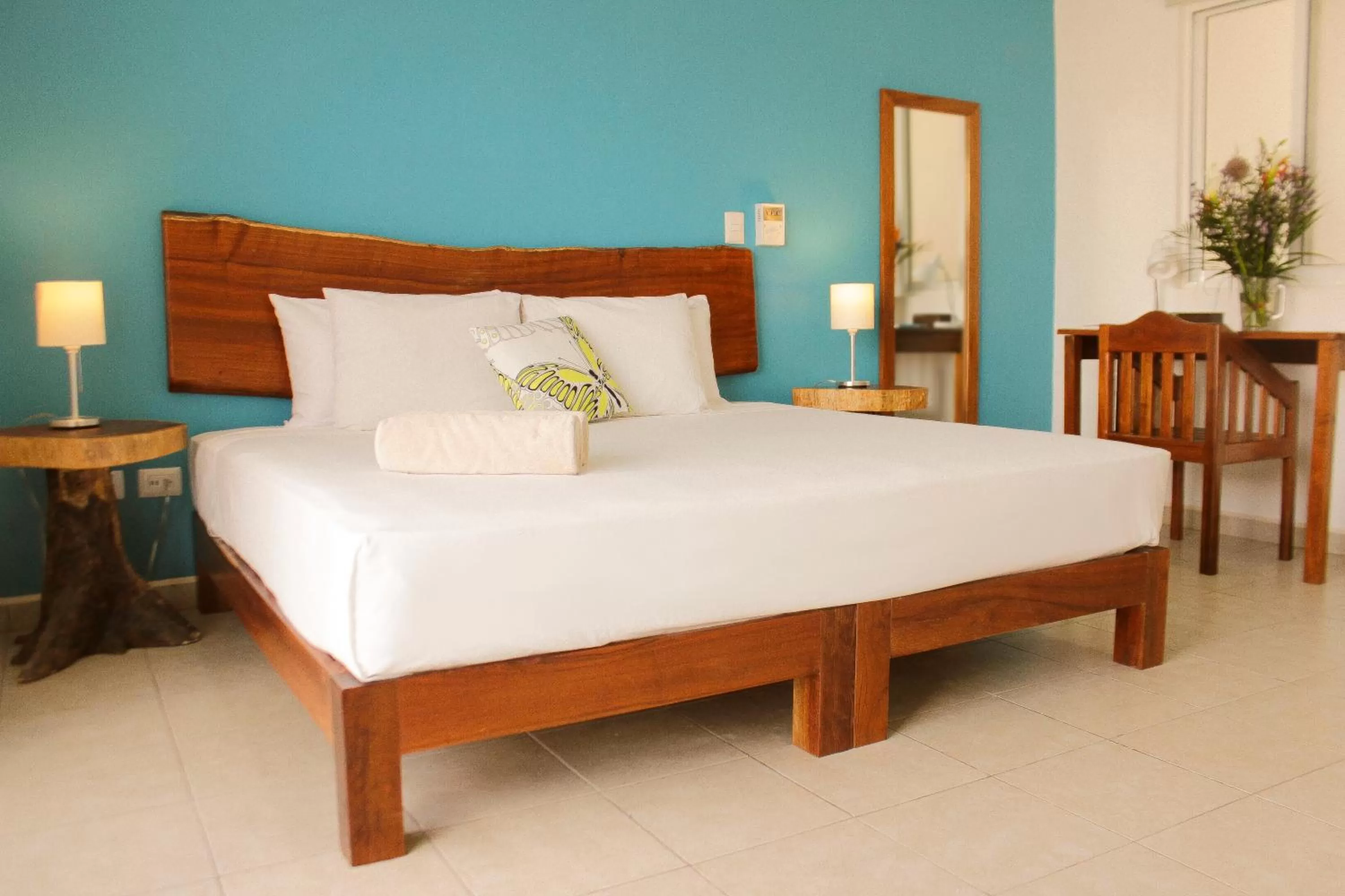 Photo of the whole room, Bed in La Palmita Budget Boutique Hotel