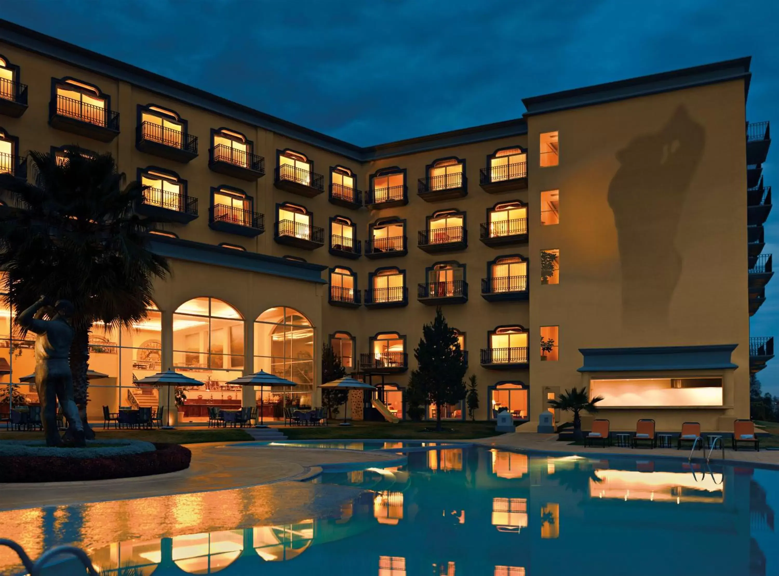 Facade/entrance, Swimming Pool in Camino Real Puebla Angelopolis