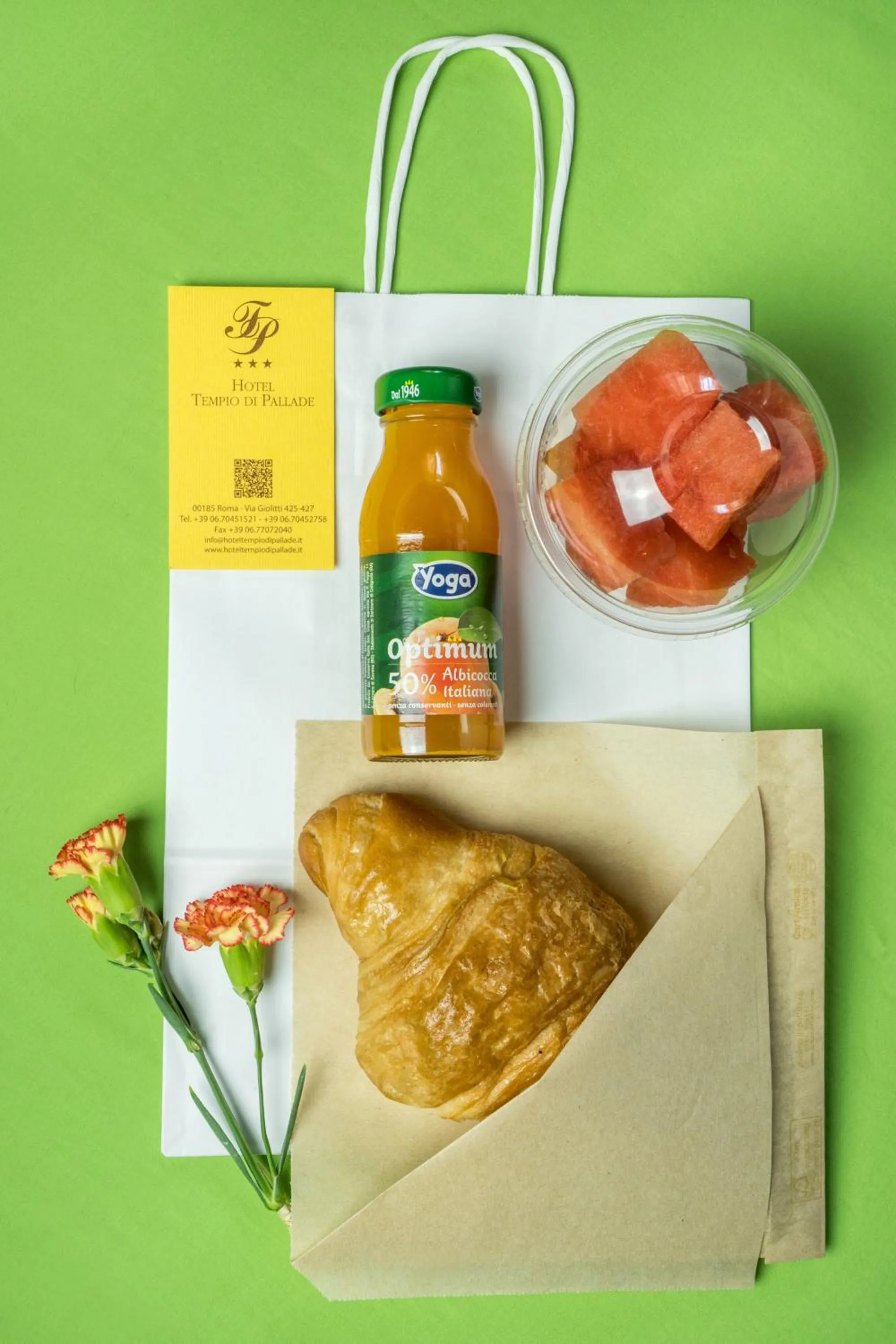 Food and drinks in Hotel Tempio Di Pallade