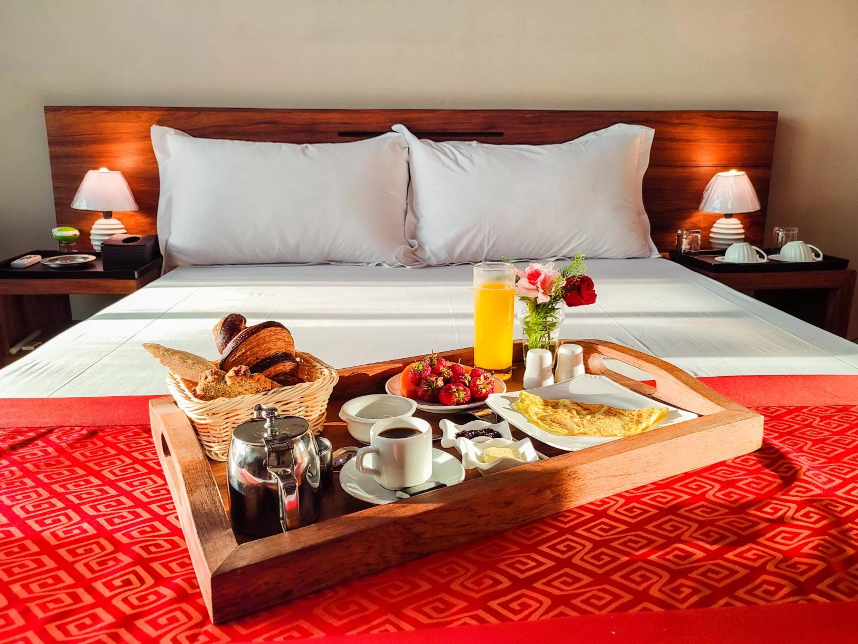 Bed in Valiha Hotel Antananarivo