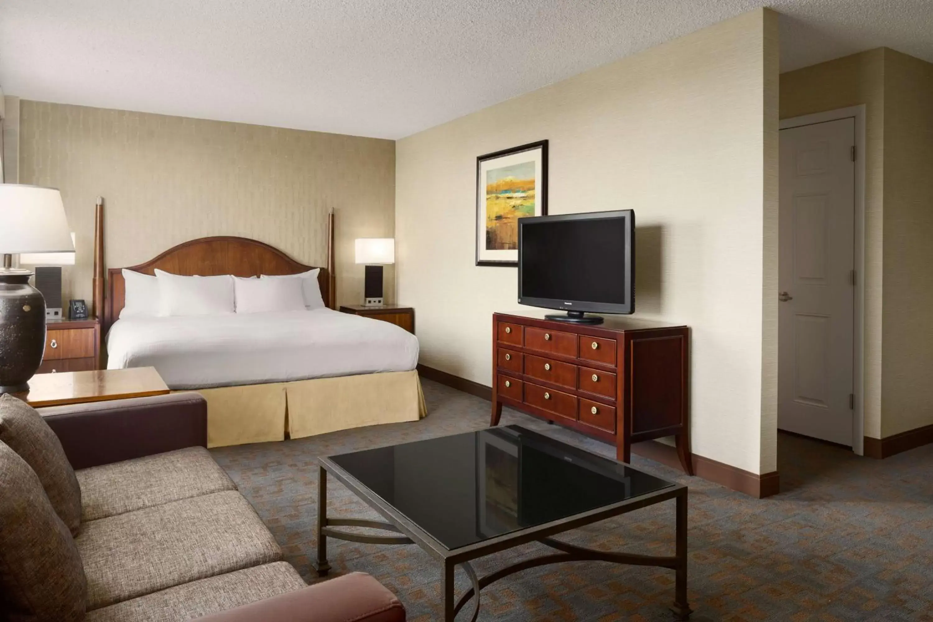 Living room, TV/Entertainment Center in DoubleTree by Hilton Hotel & Executive Meeting Center Somerset
