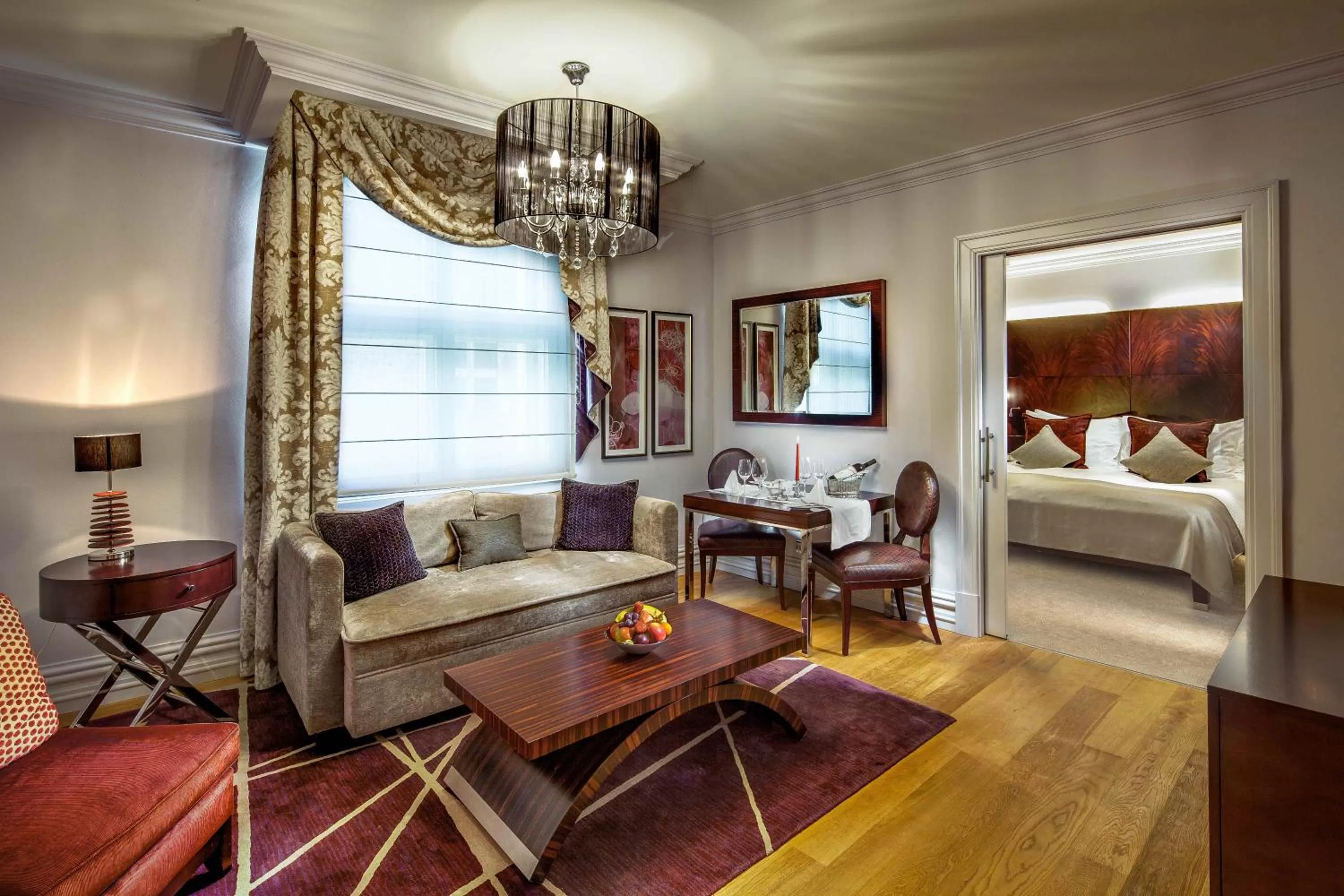Living room, Bed in The Grand Mark Prague - The Leading Hotels of the World