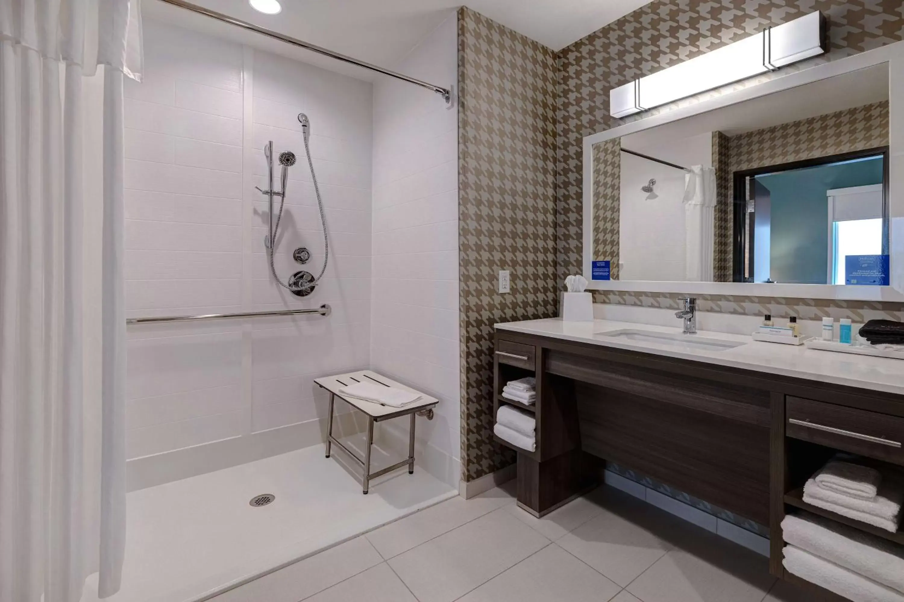 Bathroom in Home2 Suites By Hilton DeKalb