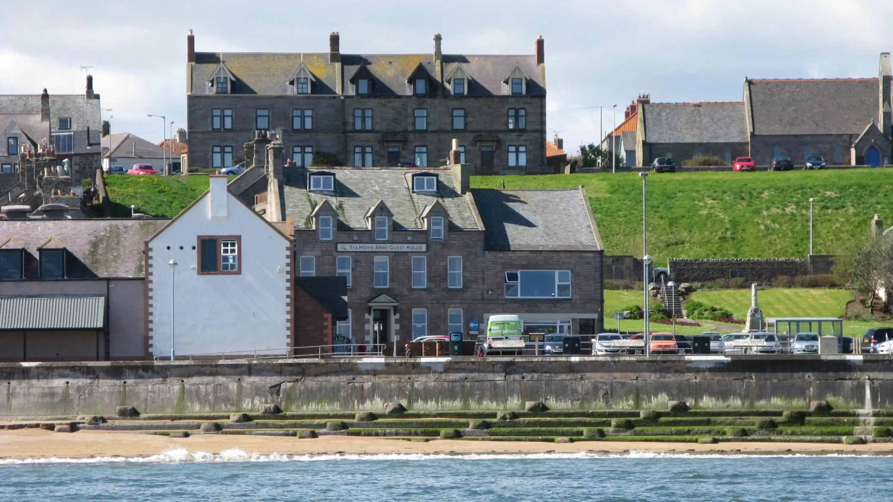 Beach, Property Building in The Home Arms Guesthouse