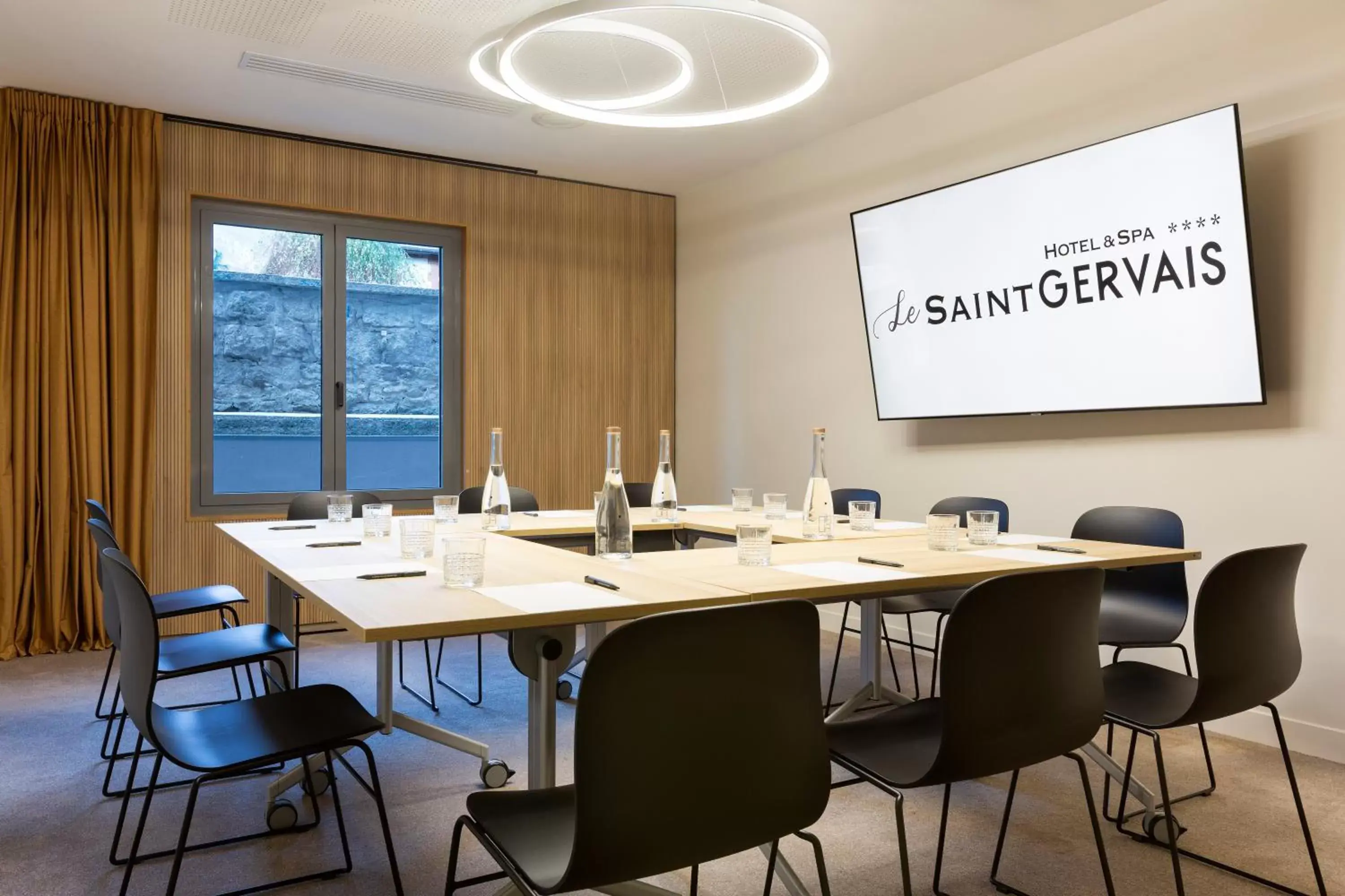 Meeting/conference room in Le Saint Gervais Hotel & Spa Handwritten Collection