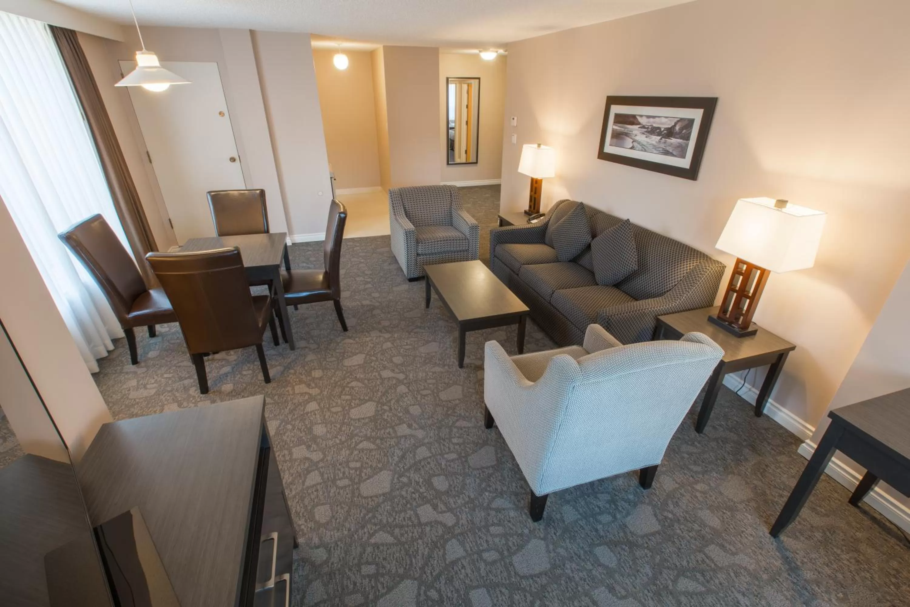 Living room in The Embassy Inn