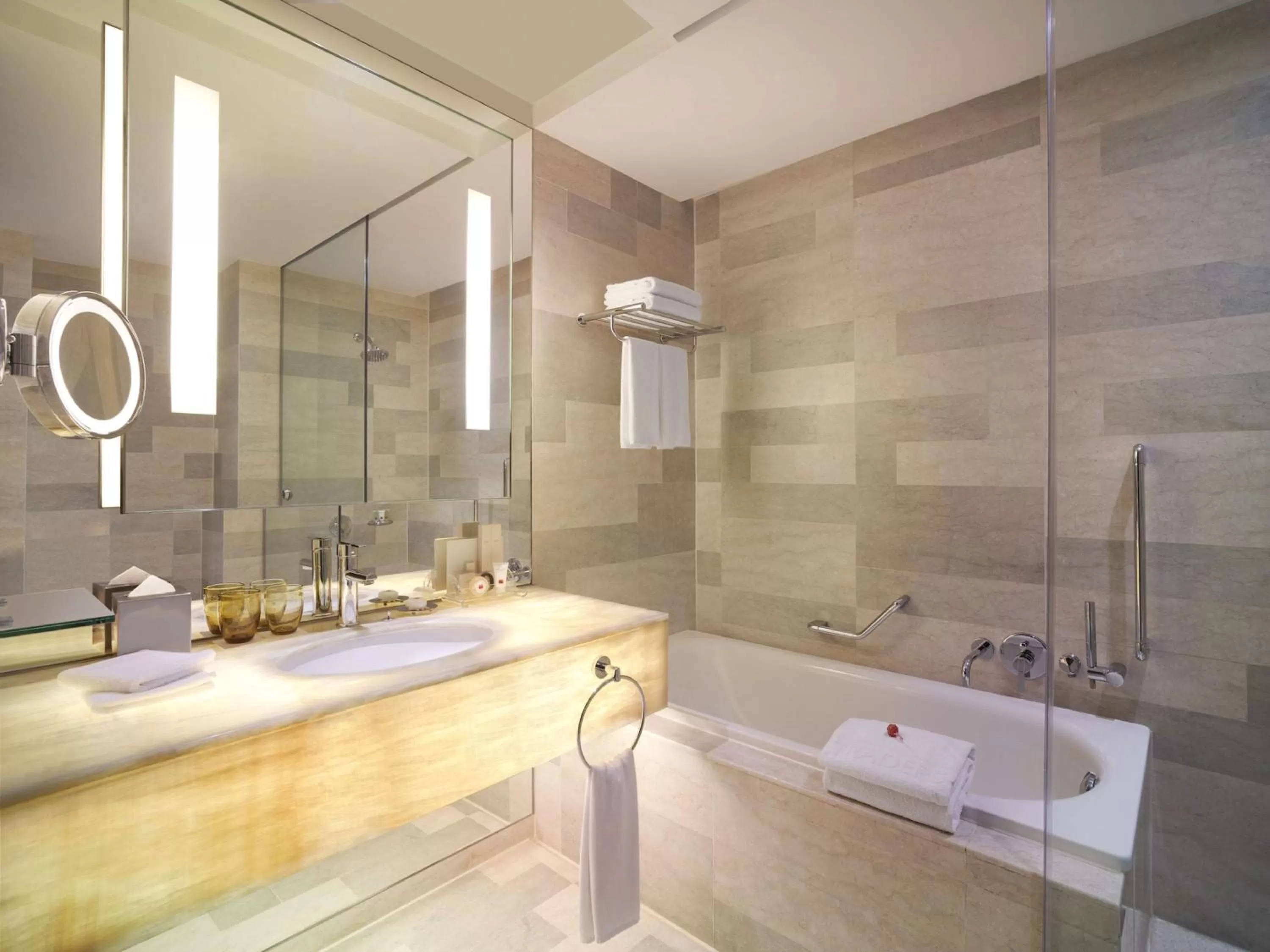 Bathroom in Traders Hotel, Kuala Lumpur