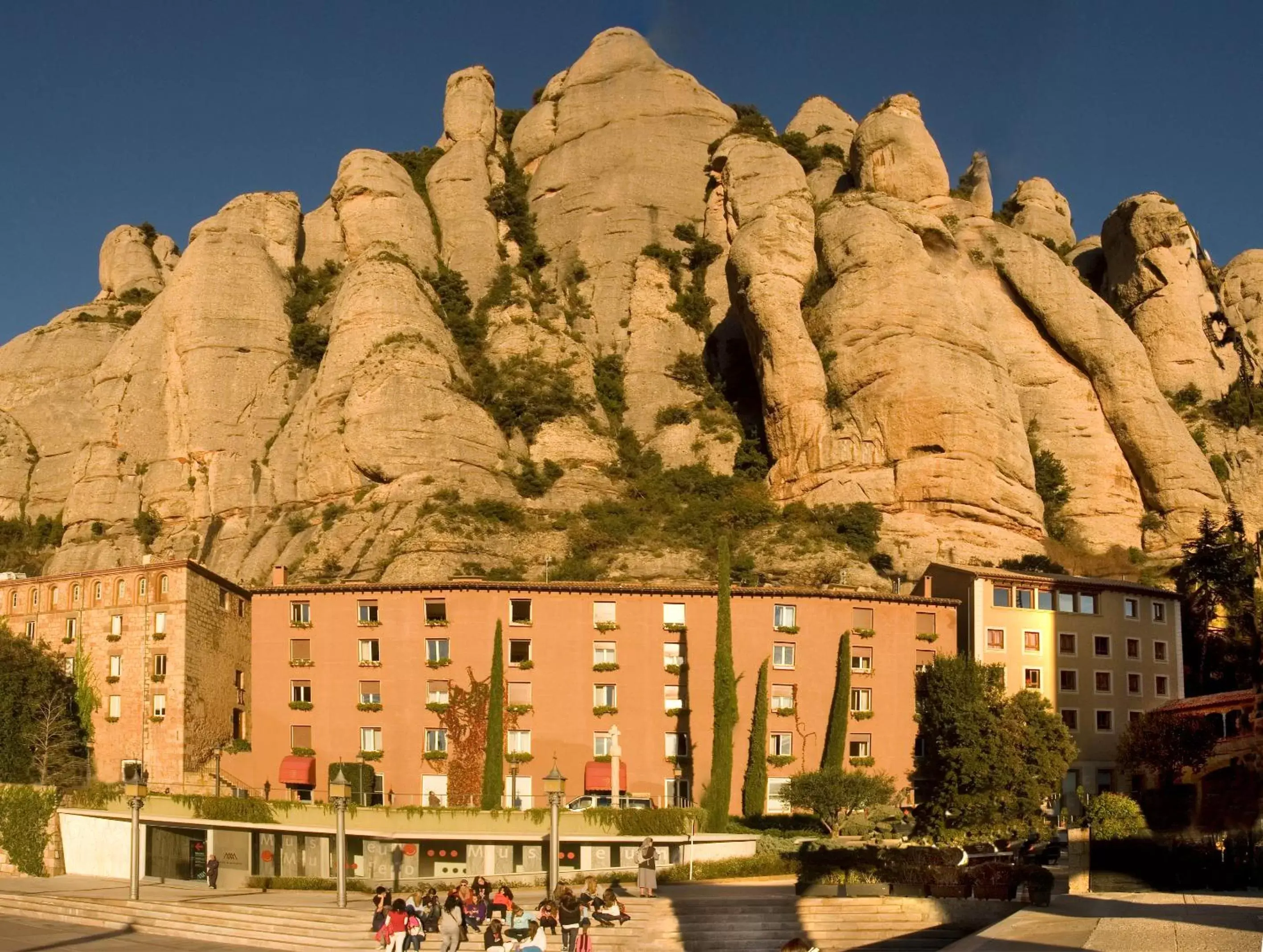 Facade/entrance, Property Building in Hotel Abat Cisneros Montserrat