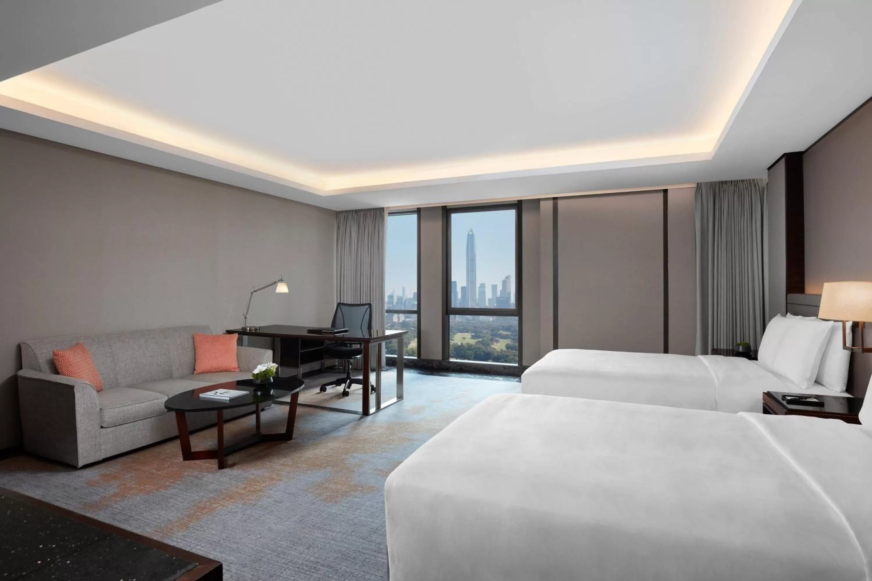 Photo of the whole room, Bed in JW Marriott Hotel Shenzhen