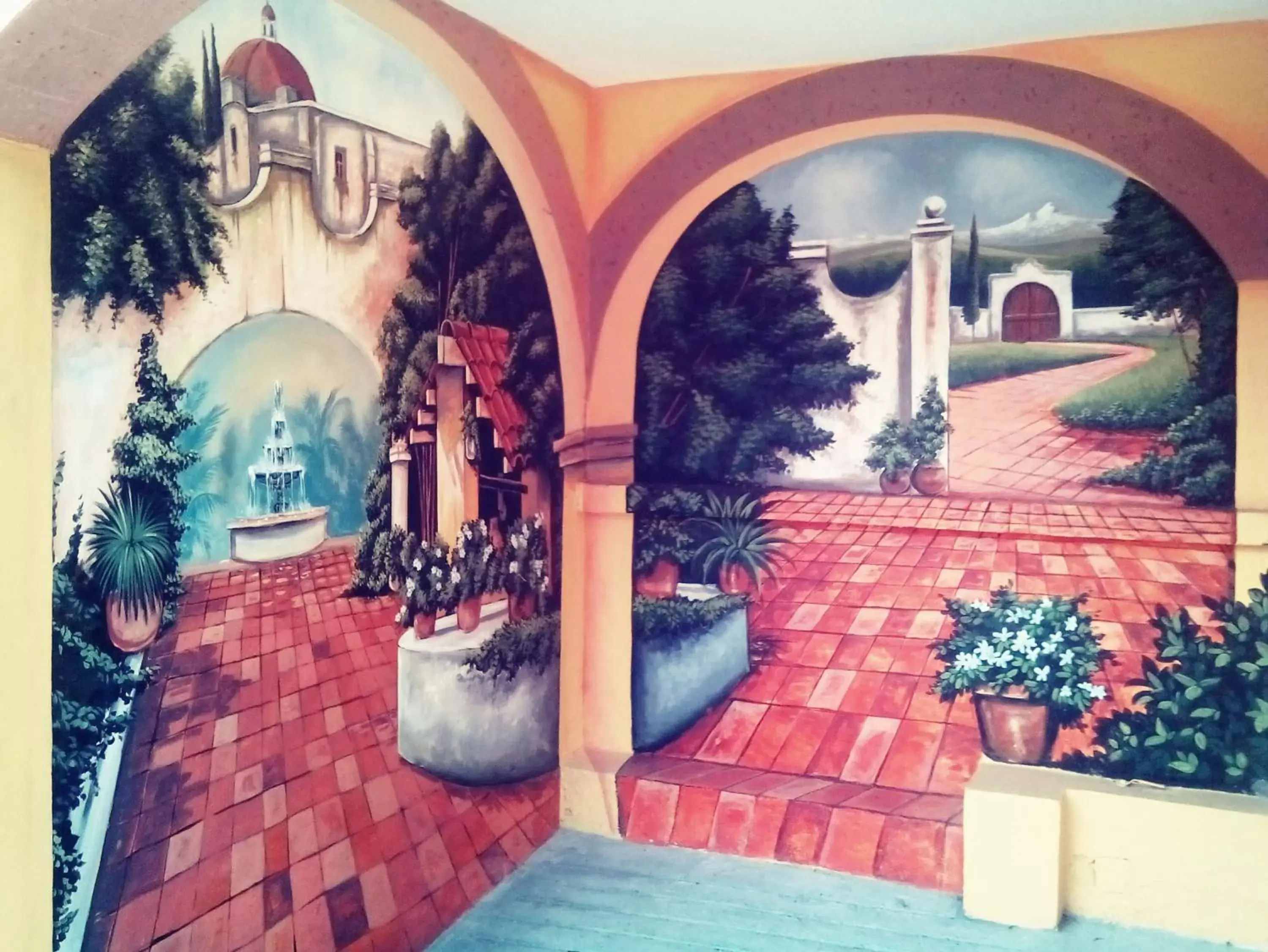 Patio in Hotel Kazmay